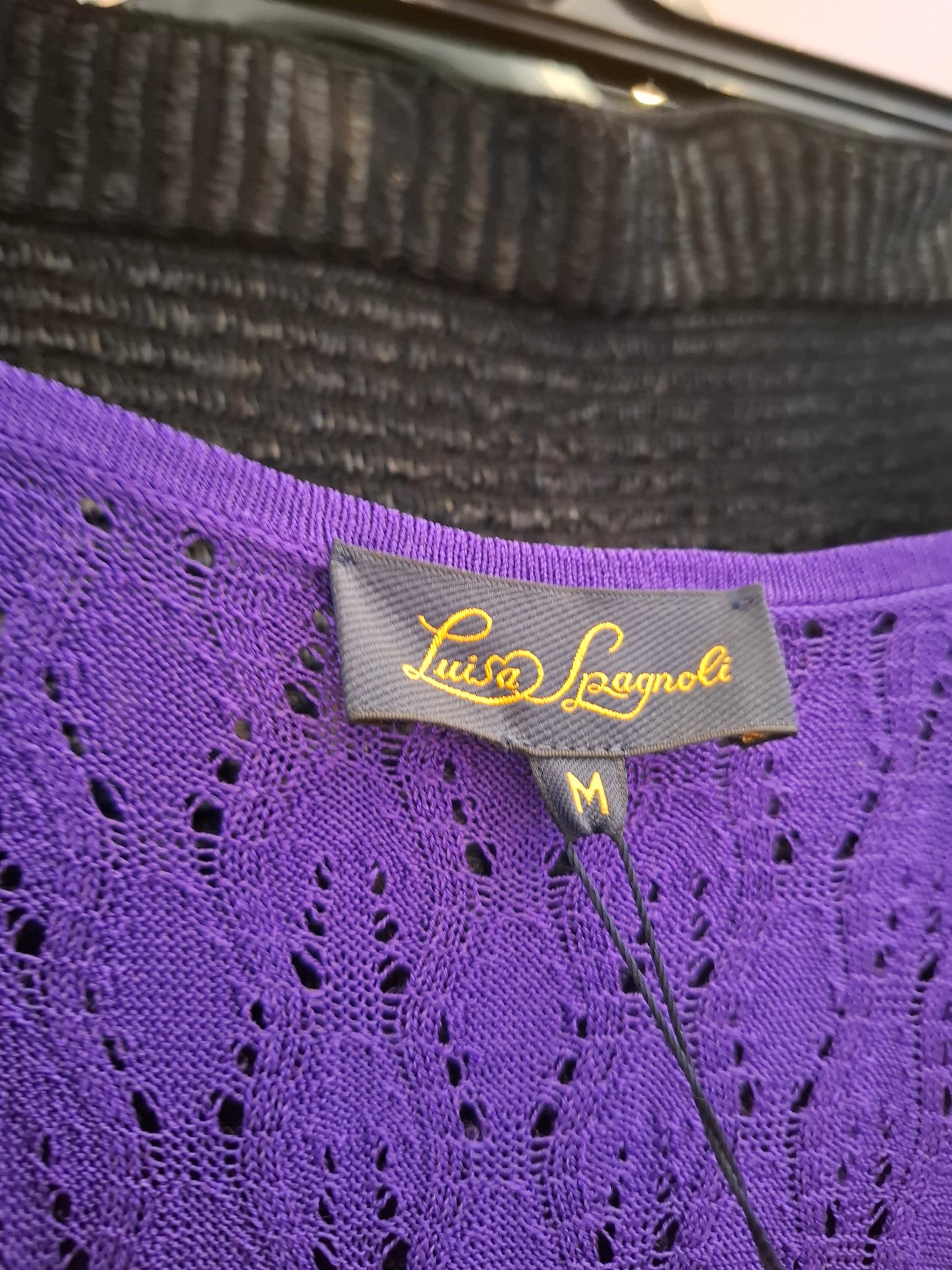 Abito Luisa Spagnoli tg M viola nuovo