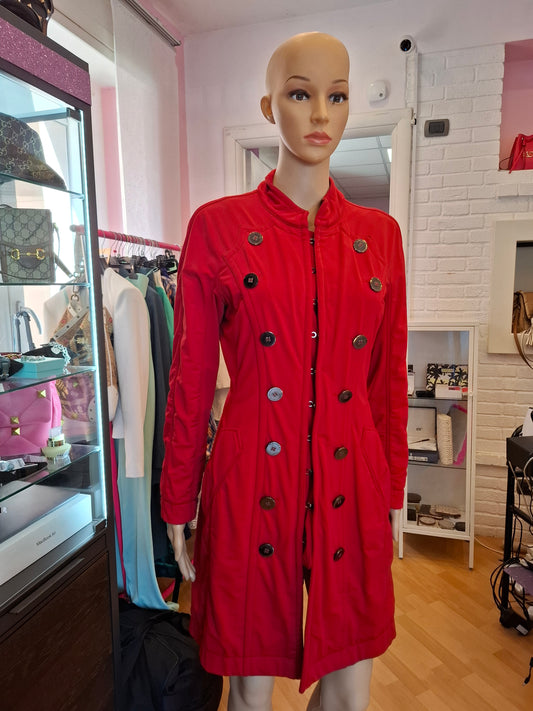 Trench Burberry rosso tg 42