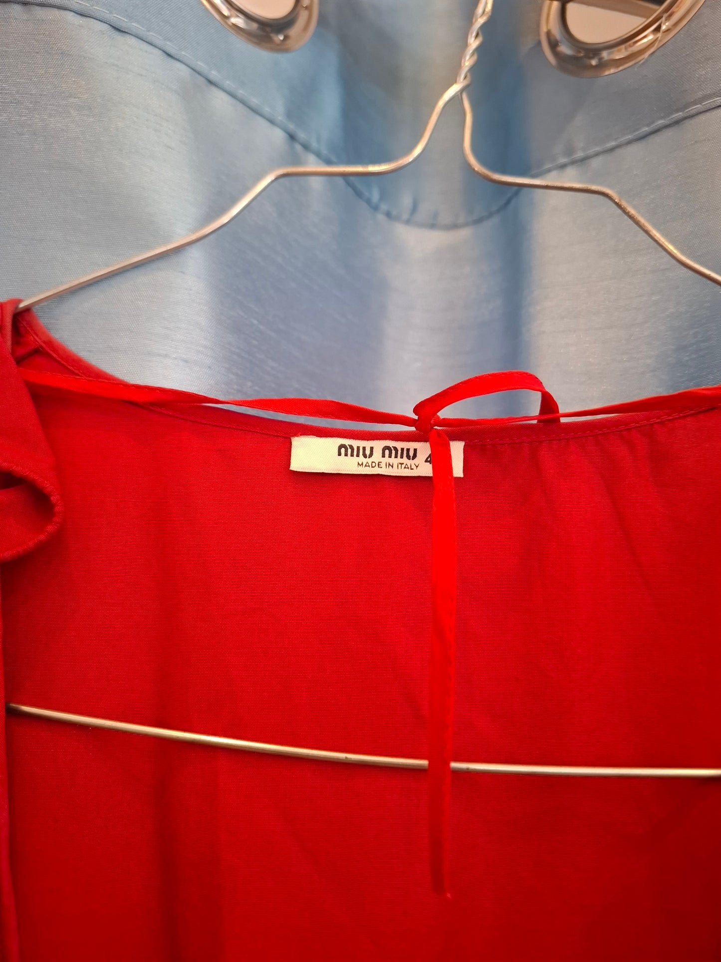 Abito Miu Miu rosso tg 44 ridotto