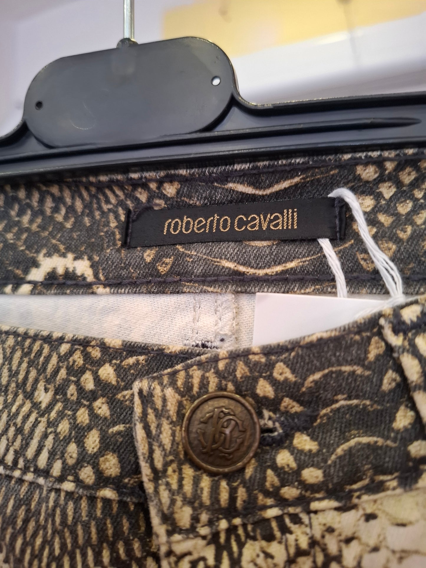 Pantalone Roberto Cavalli serpentato tg 38/40