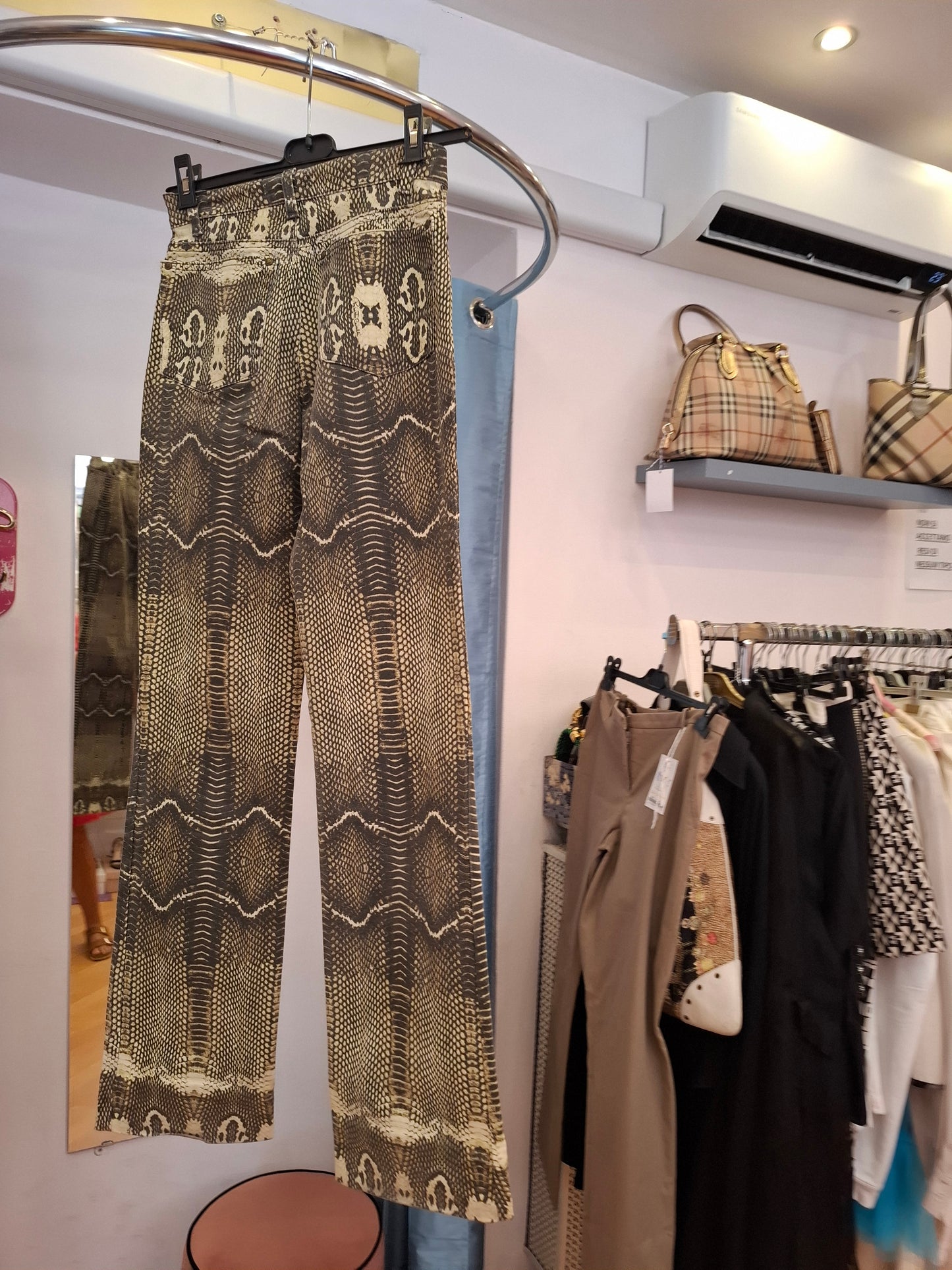 Pantalone Roberto Cavalli serpentato tg 38/40