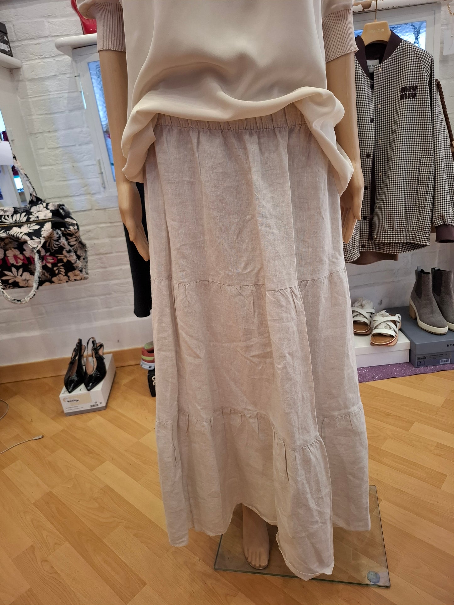 Gonna Falconeri lino tg L/XL