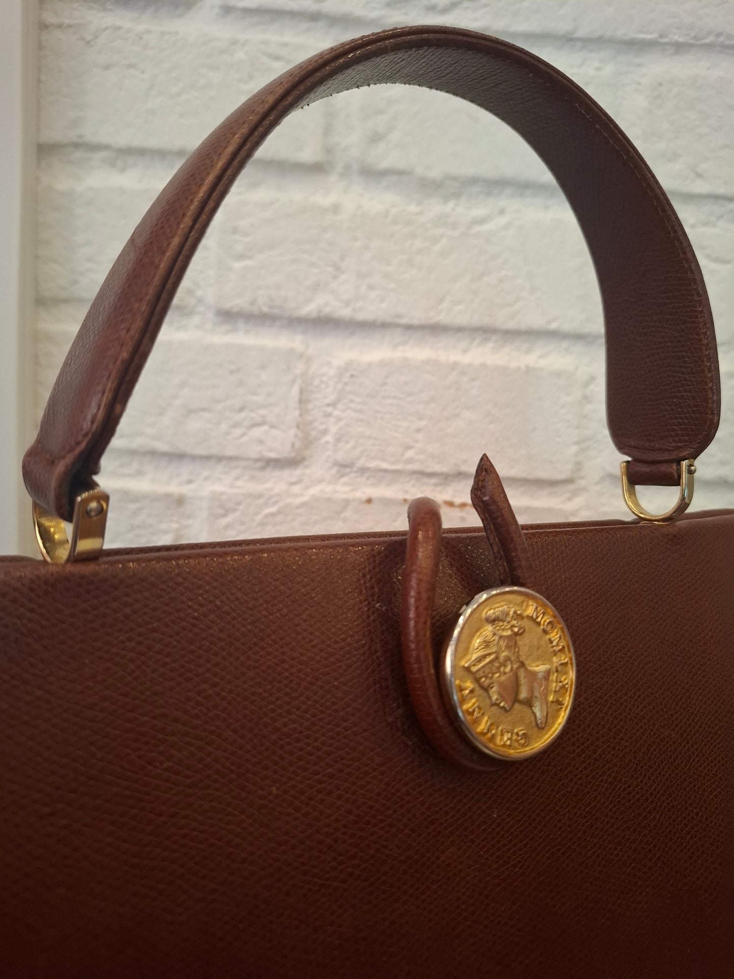 Borsa Genny vintage con chiusura moneta