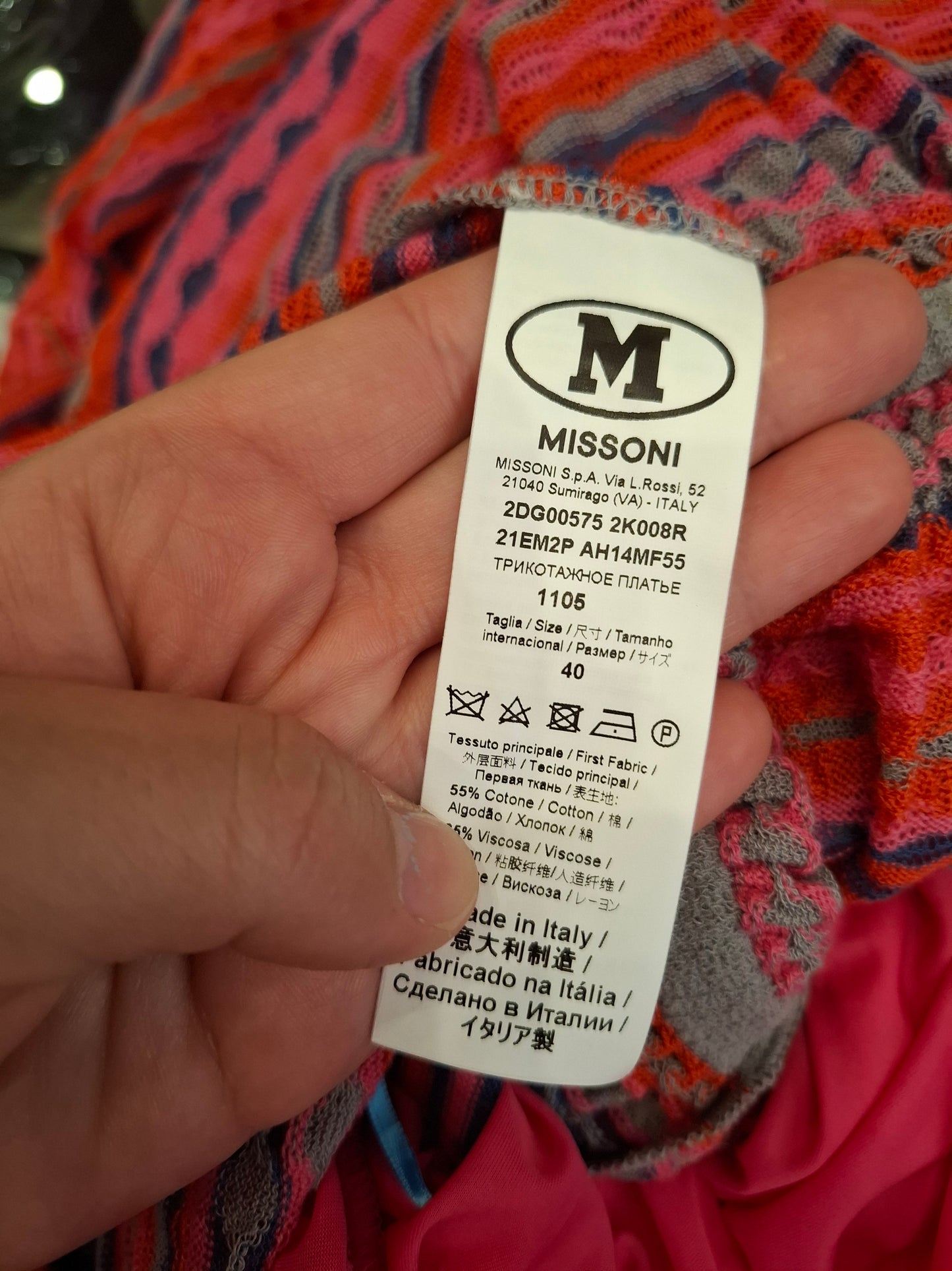 Abito M Missoni tg 40