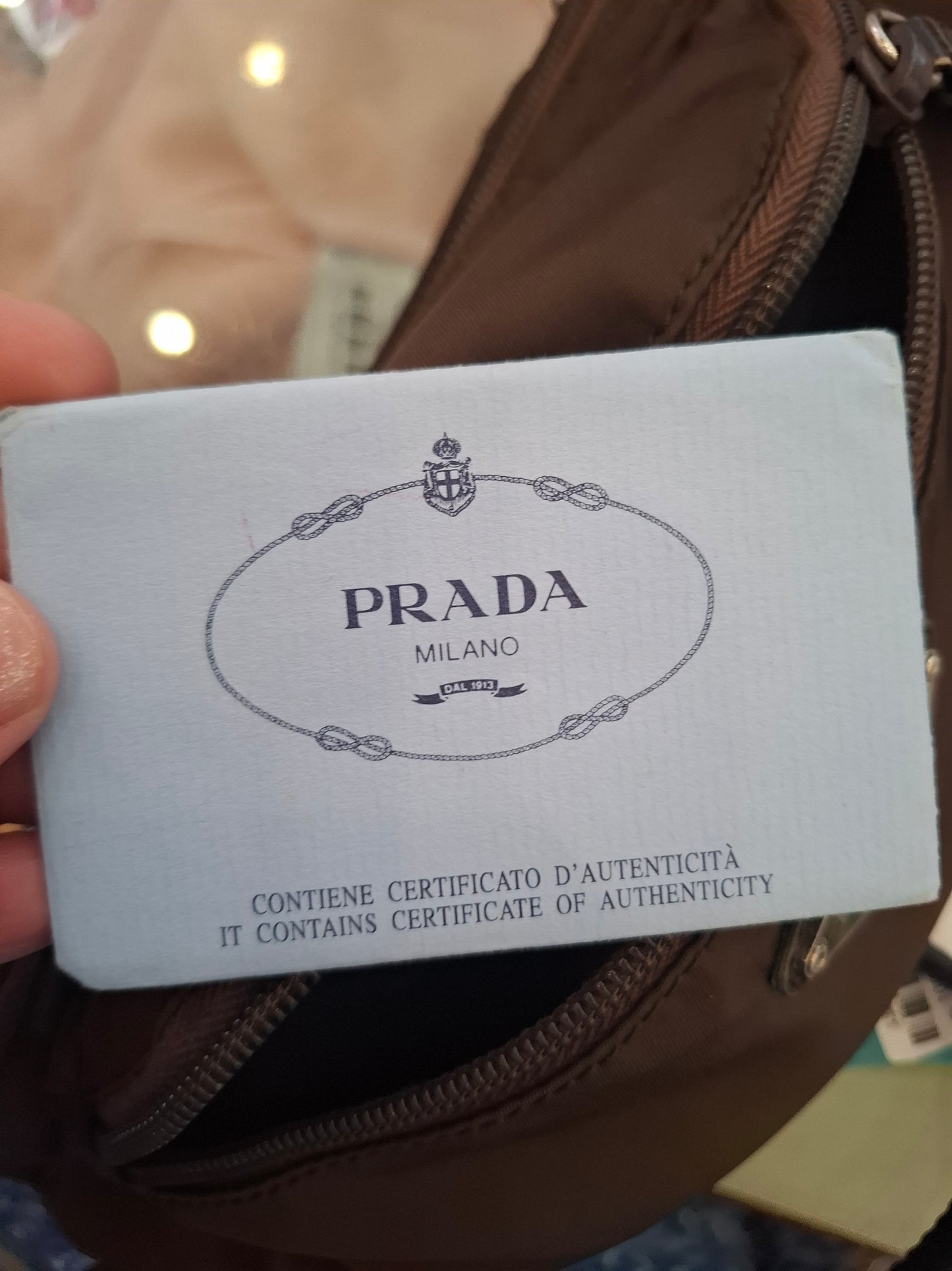 Marsupio Prada vintage marrone