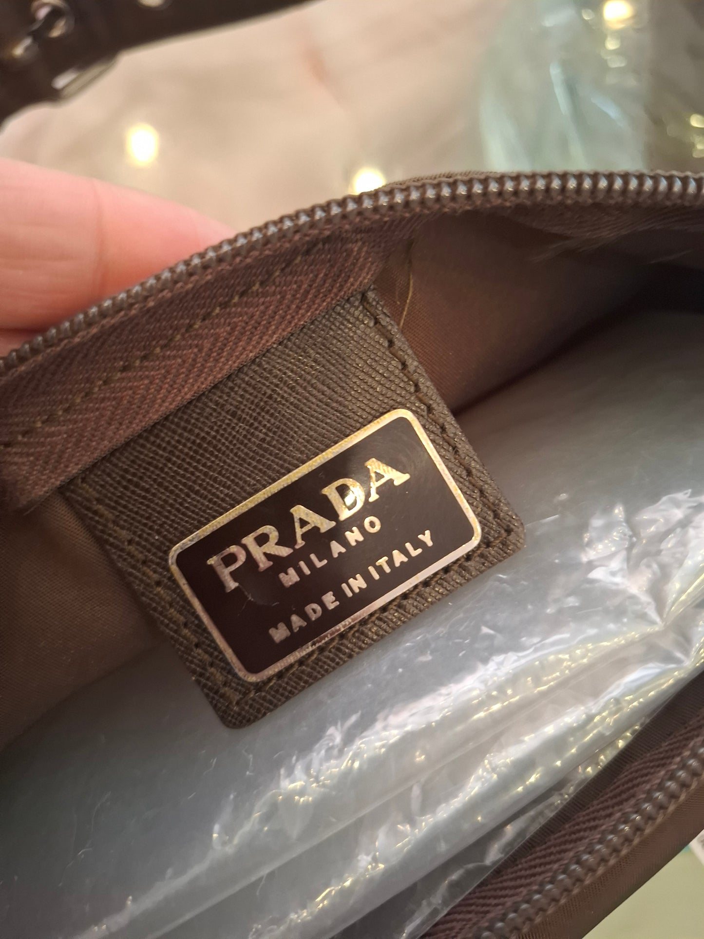 Marsupio Prada vintage marrone