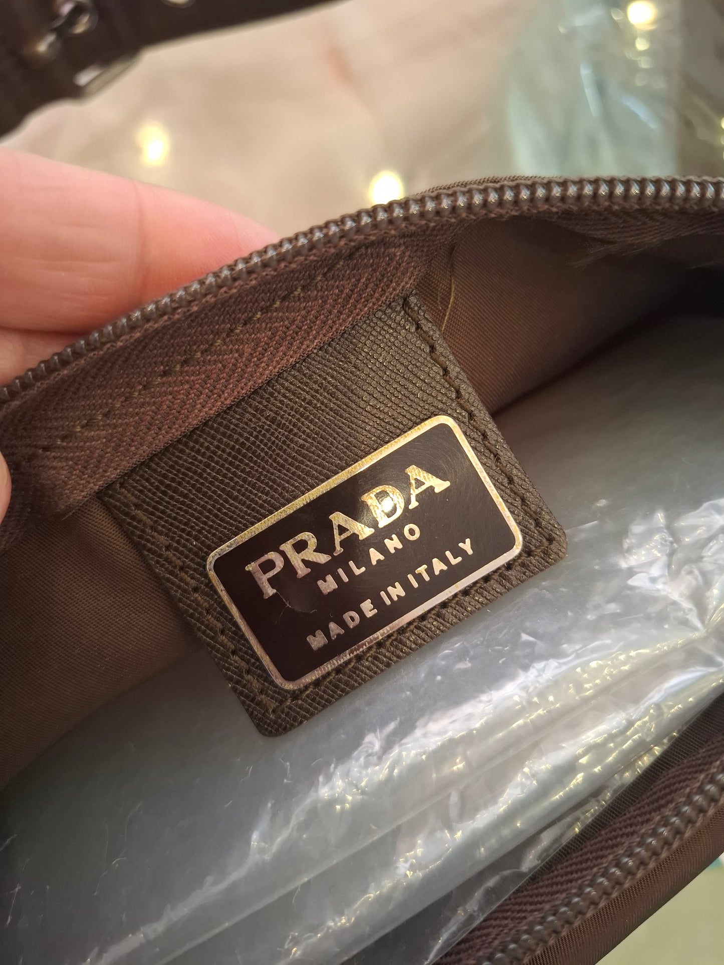 Marsupio Prada vintage marrone