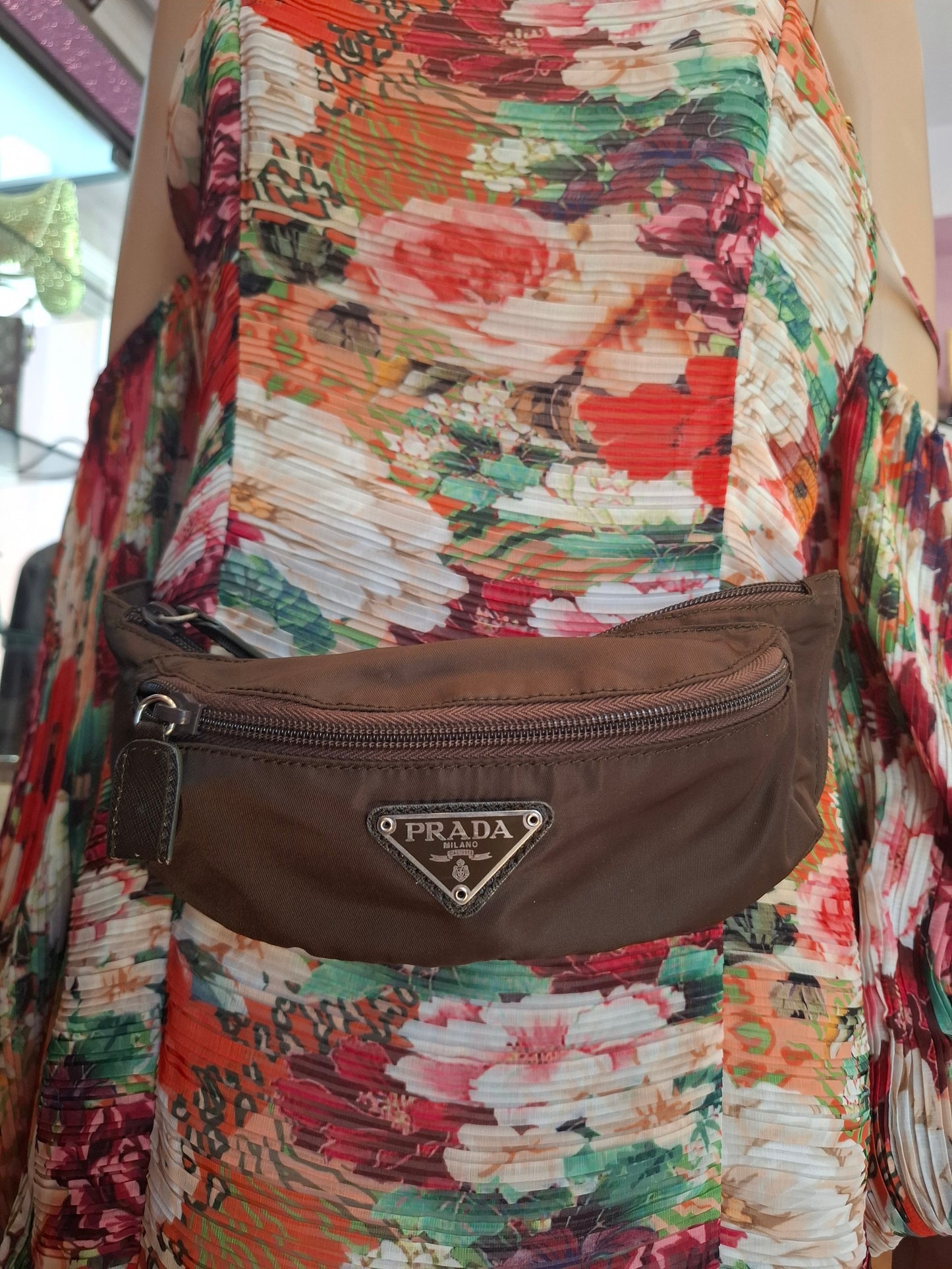 Marsupio Prada vintage marrone