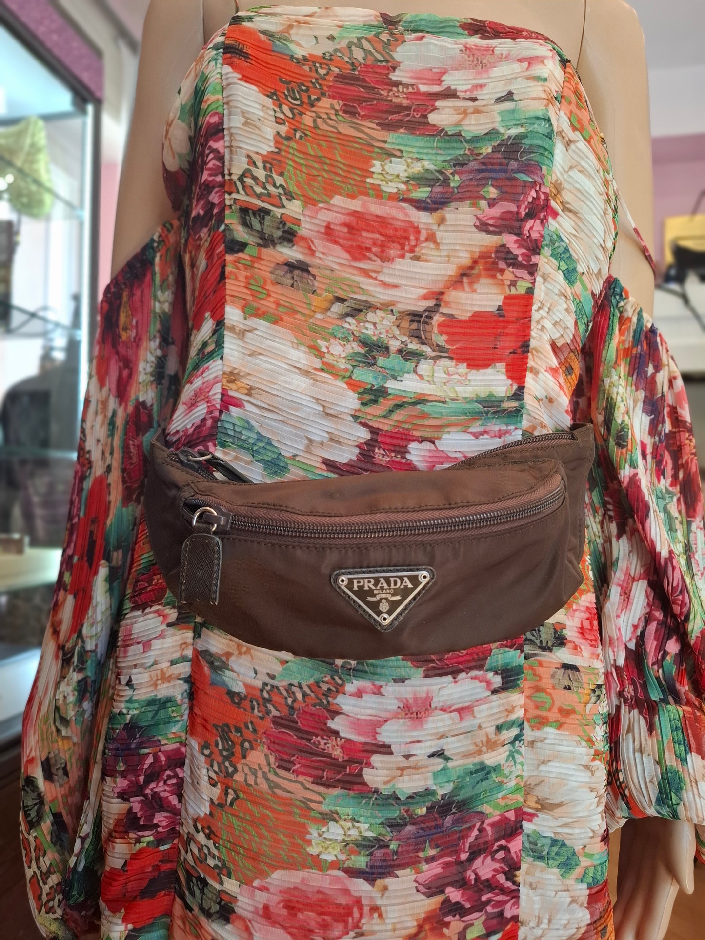 Marsupio Prada vintage marrone
