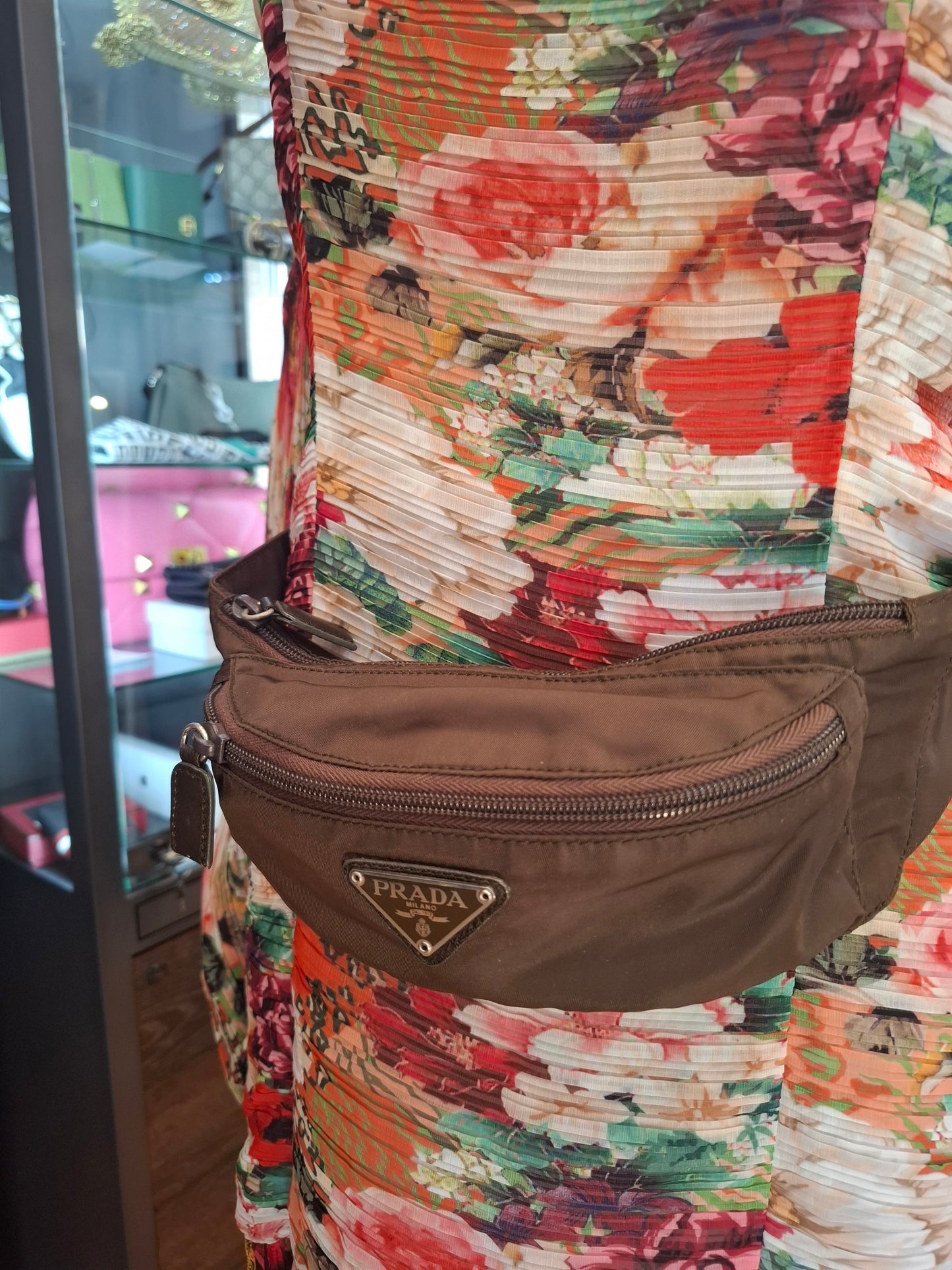 Marsupio Prada vintage marrone