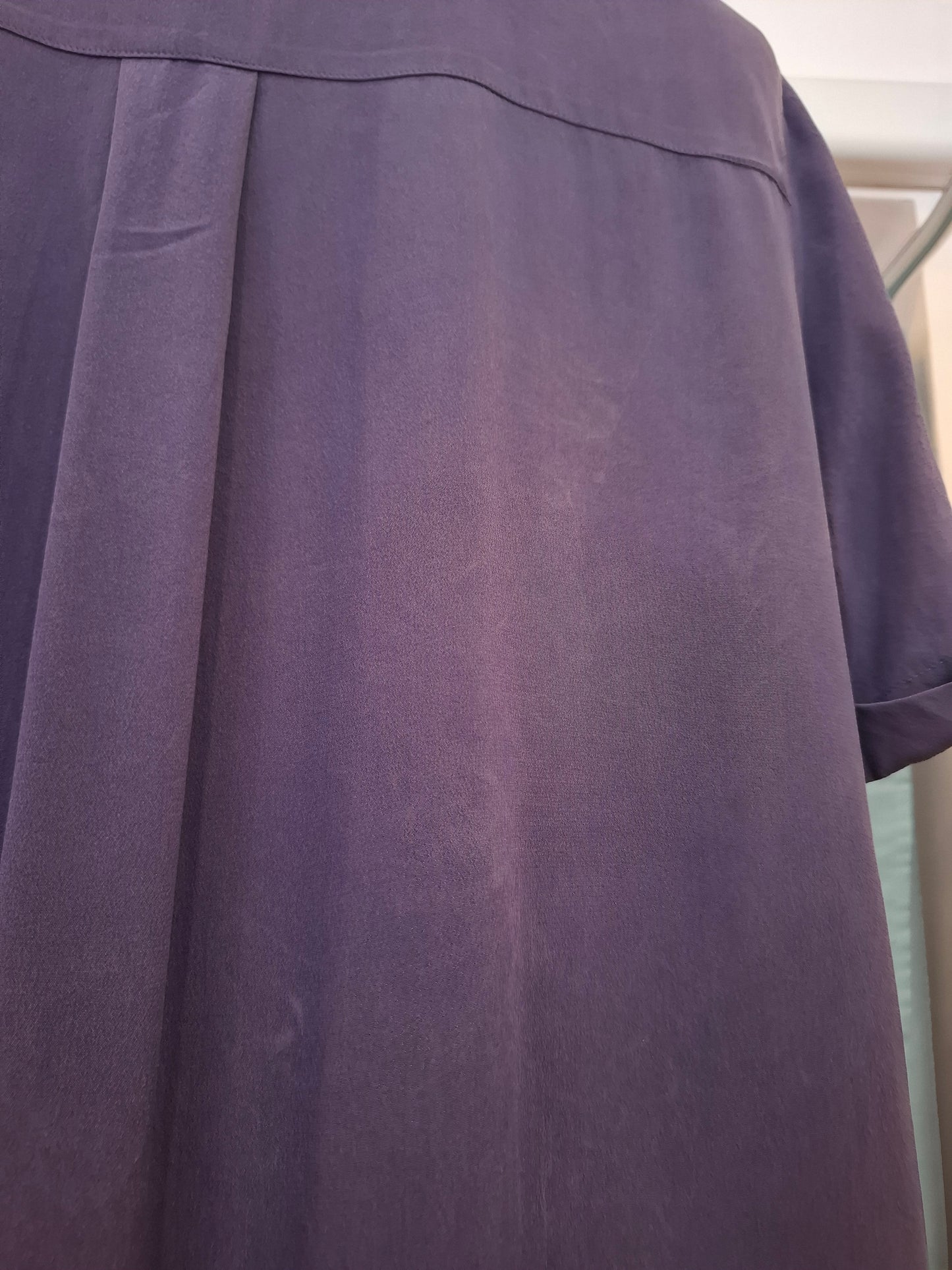 Abito MaxMara viola seta tg 48