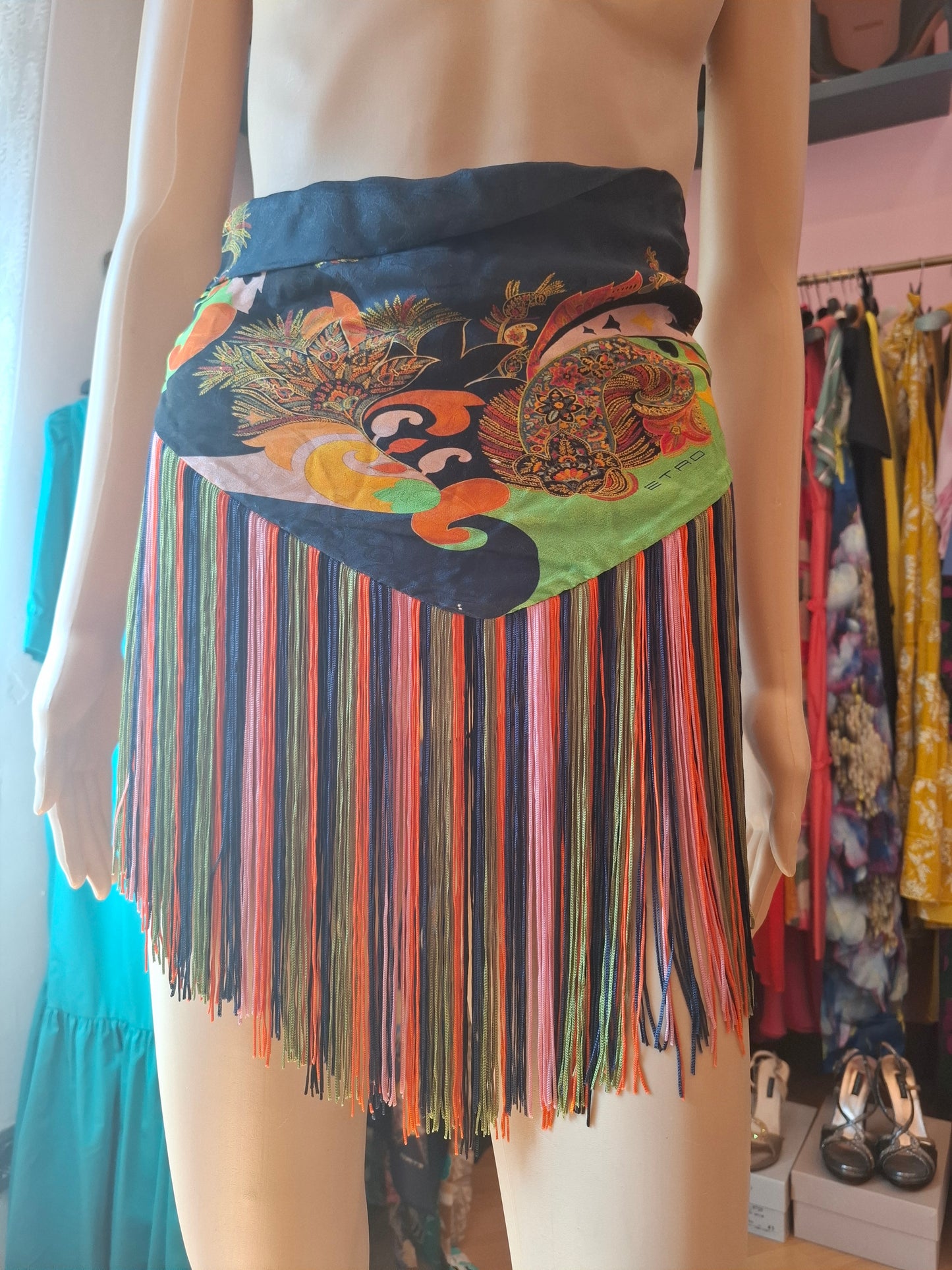 Foulard frange Etro