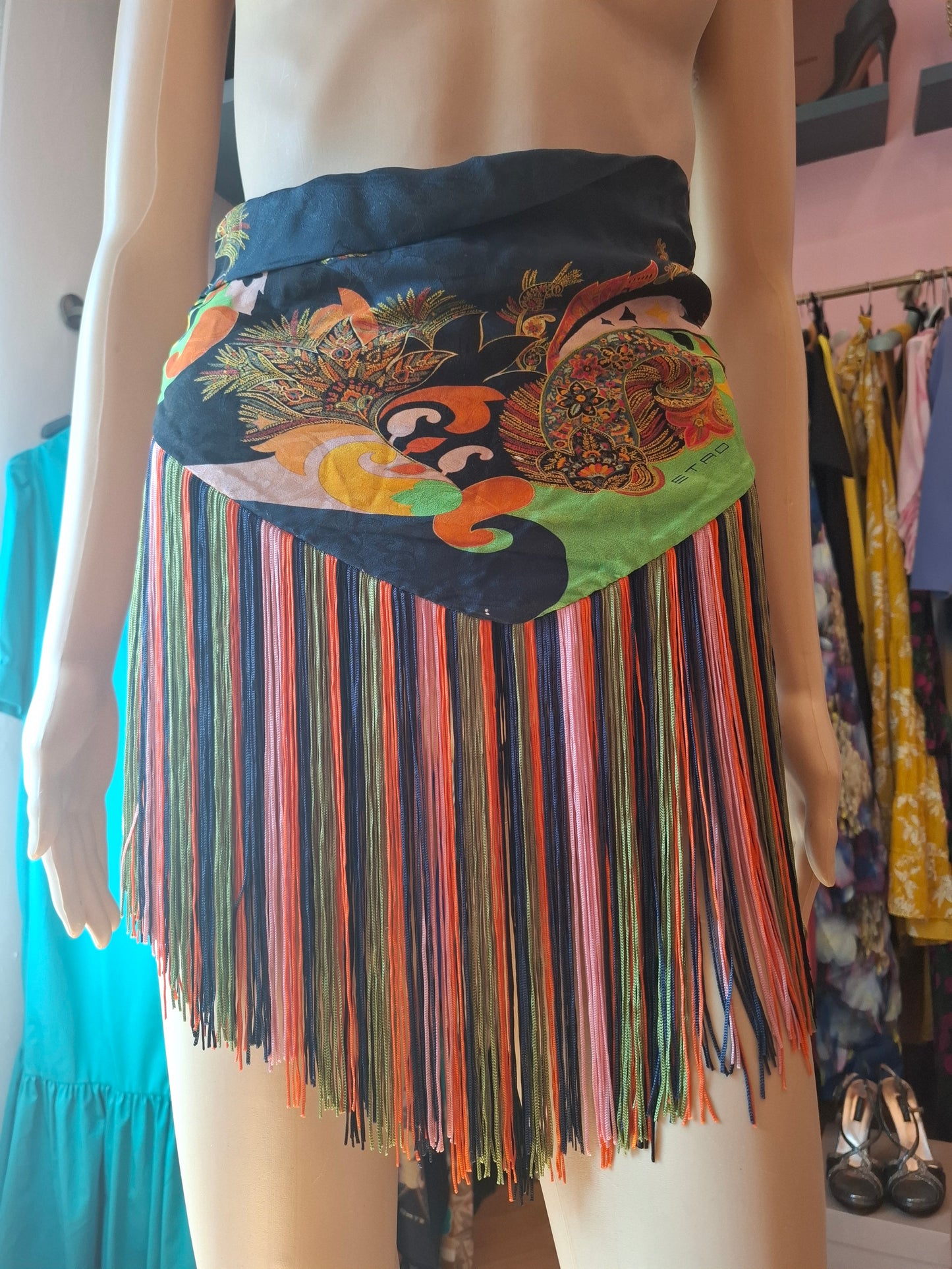 Foulard frange Etro