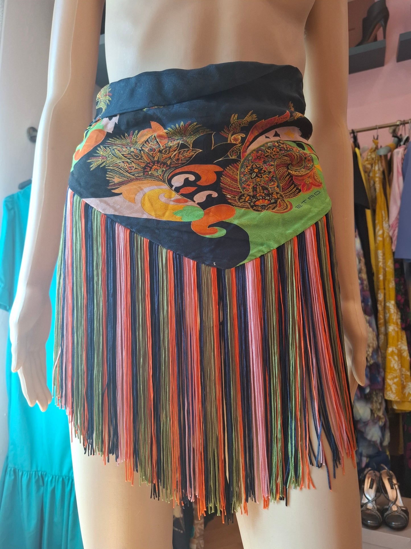 Foulard frange Etro