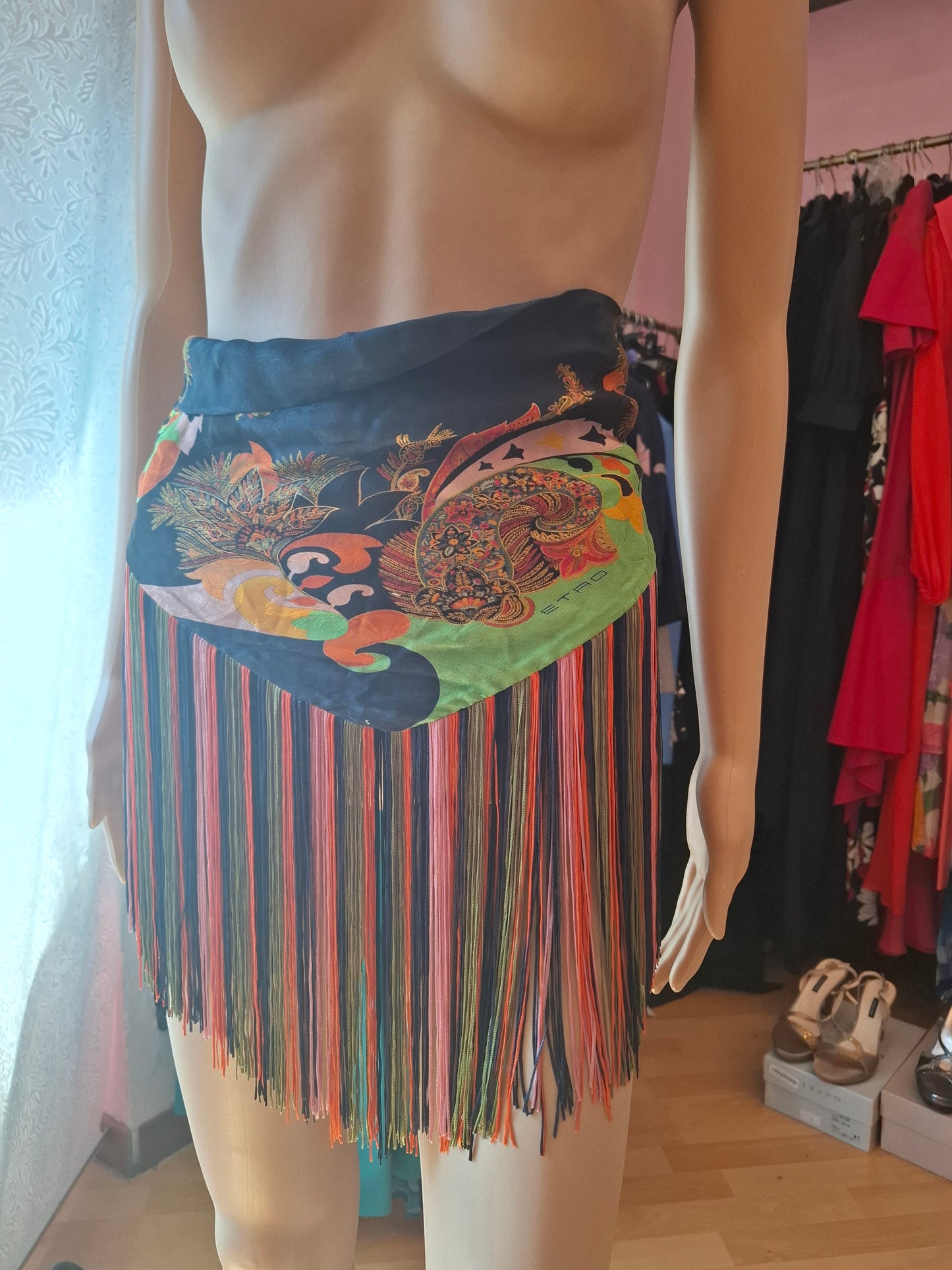Foulard frange Etro