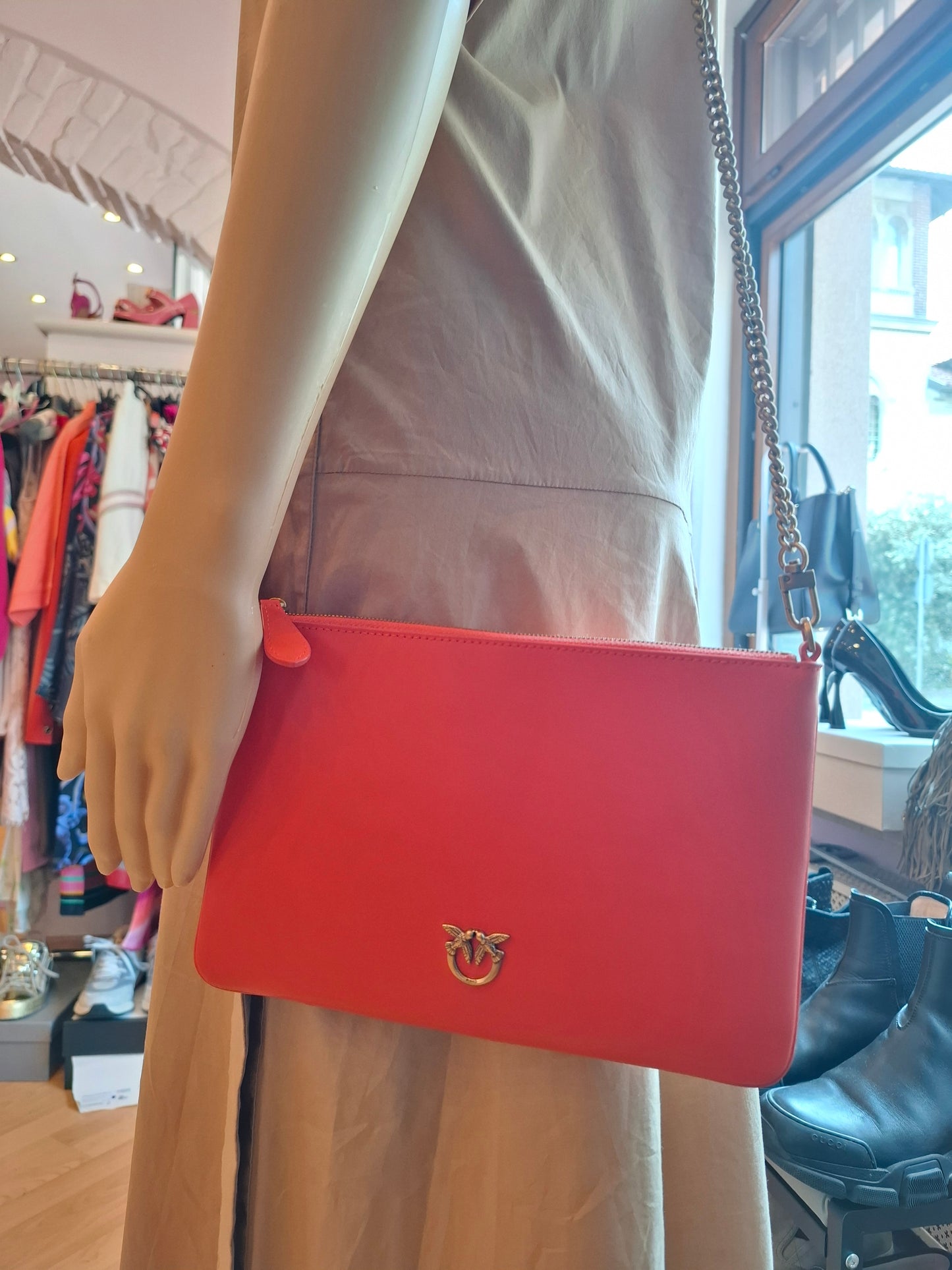 Pochette Pinko arancio