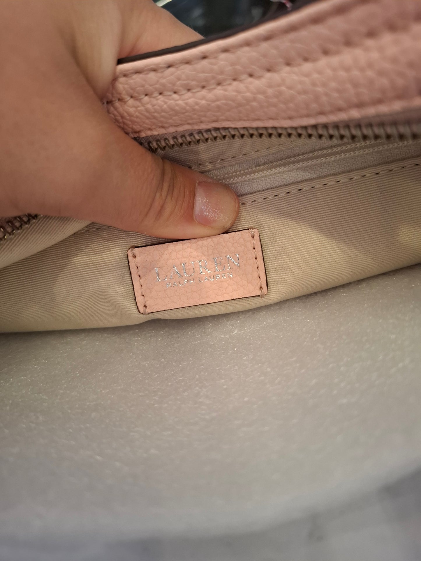 Borsa Ralph Lauren rosa nuova