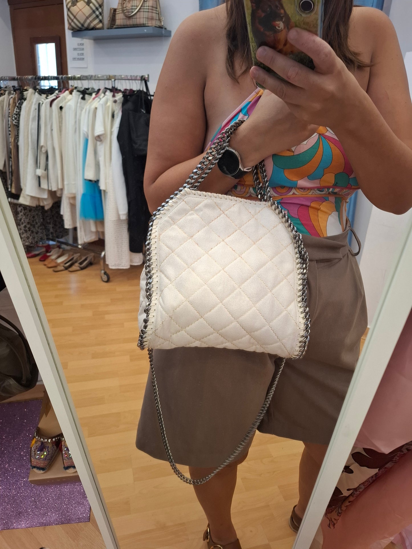 Borsa Stella McCartney bianca