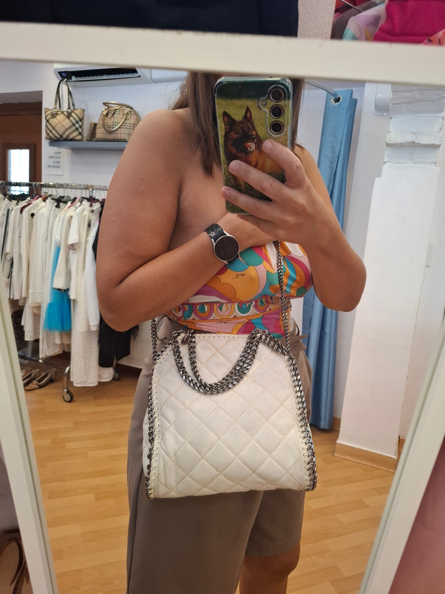 Borsa Stella McCartney bianca