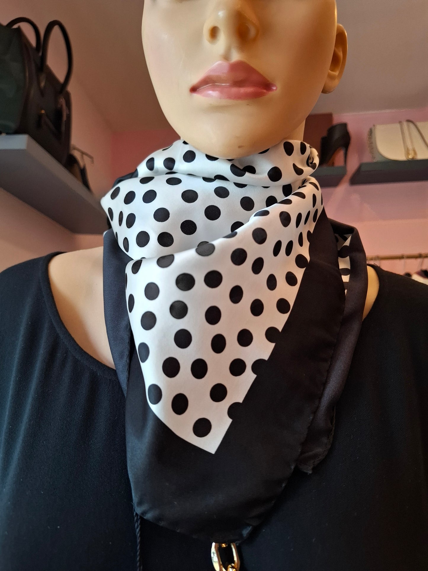 Foulard pois Luisa Spagnoli nuovo