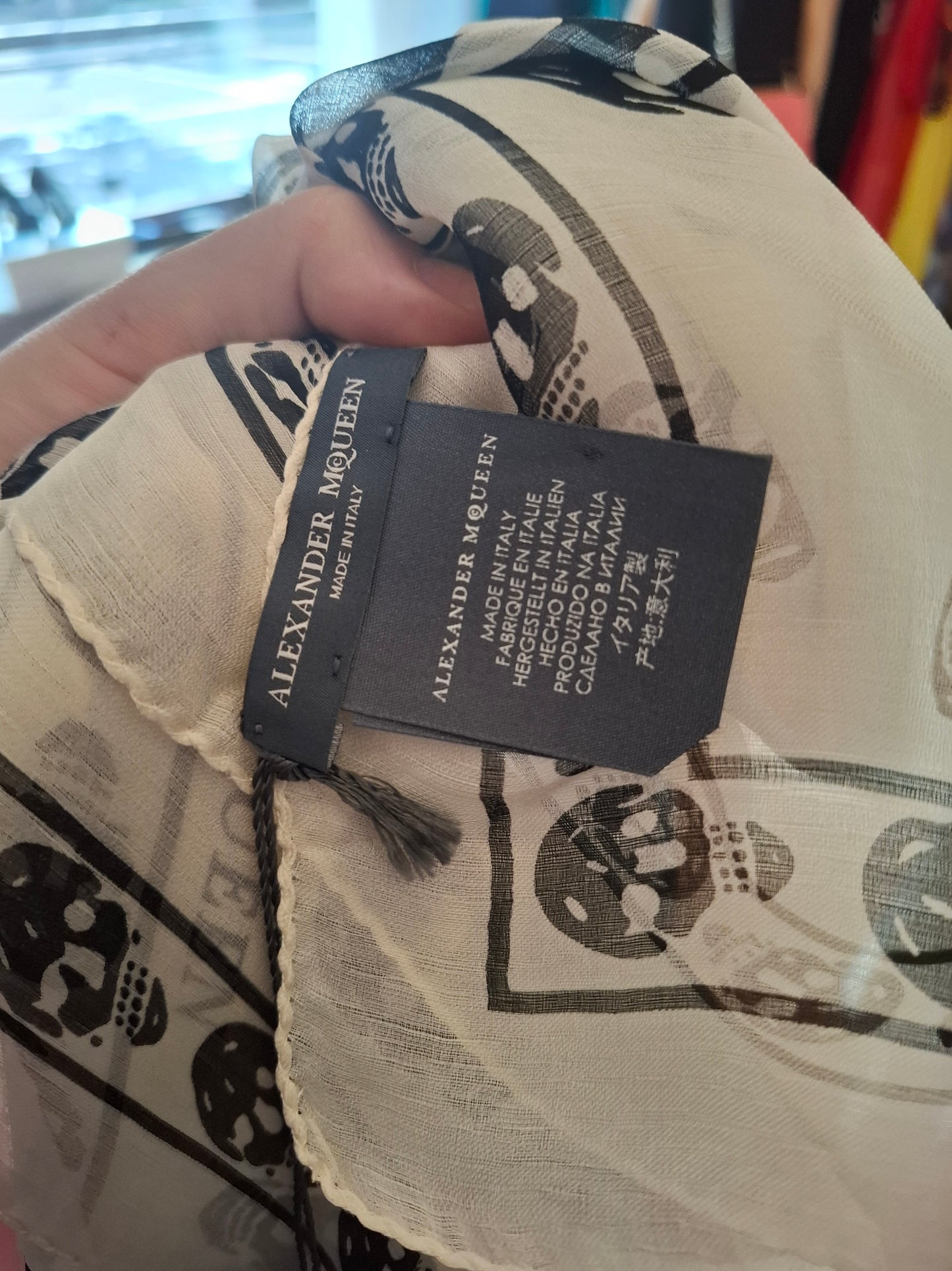 Foulard Alexander Mcqueen nuova