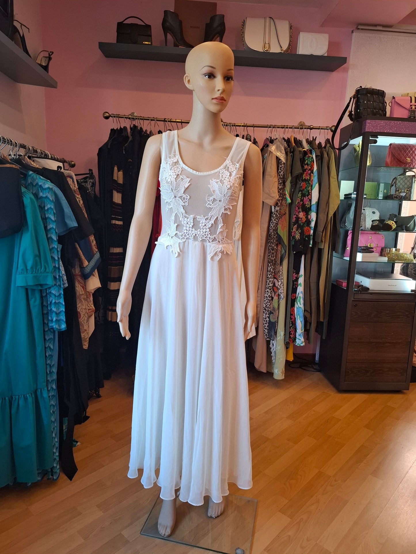 Abito vintage americano Flora Tg S