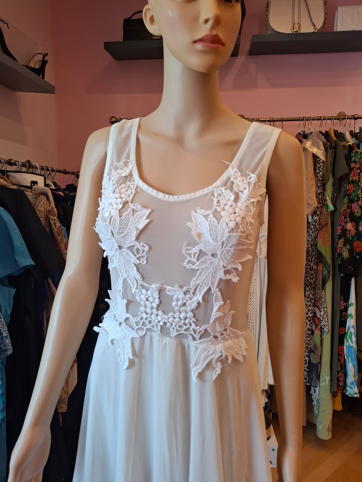 Abito vintage americano Flora Tg S