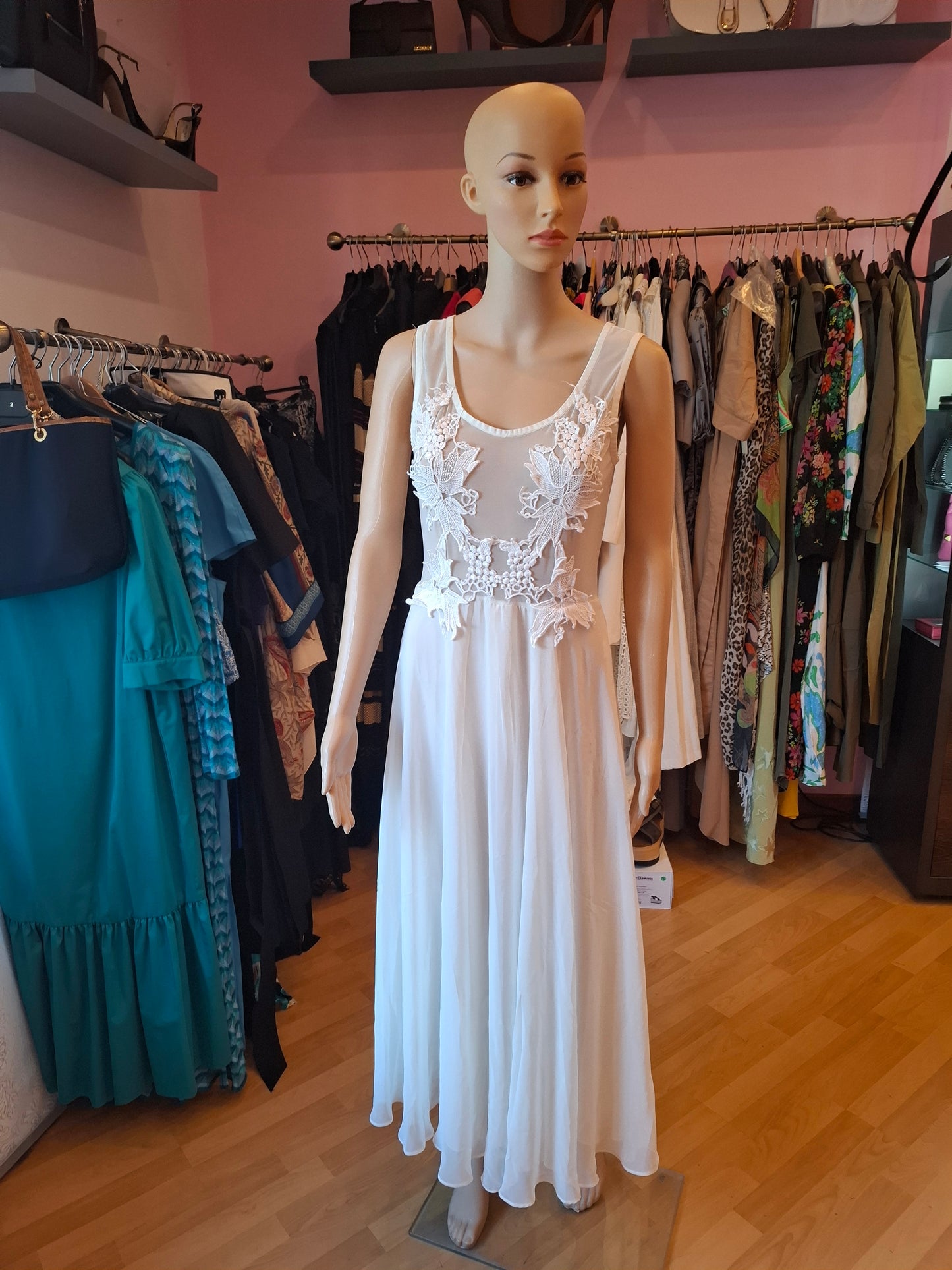 Abito vintage americano Flora Tg S