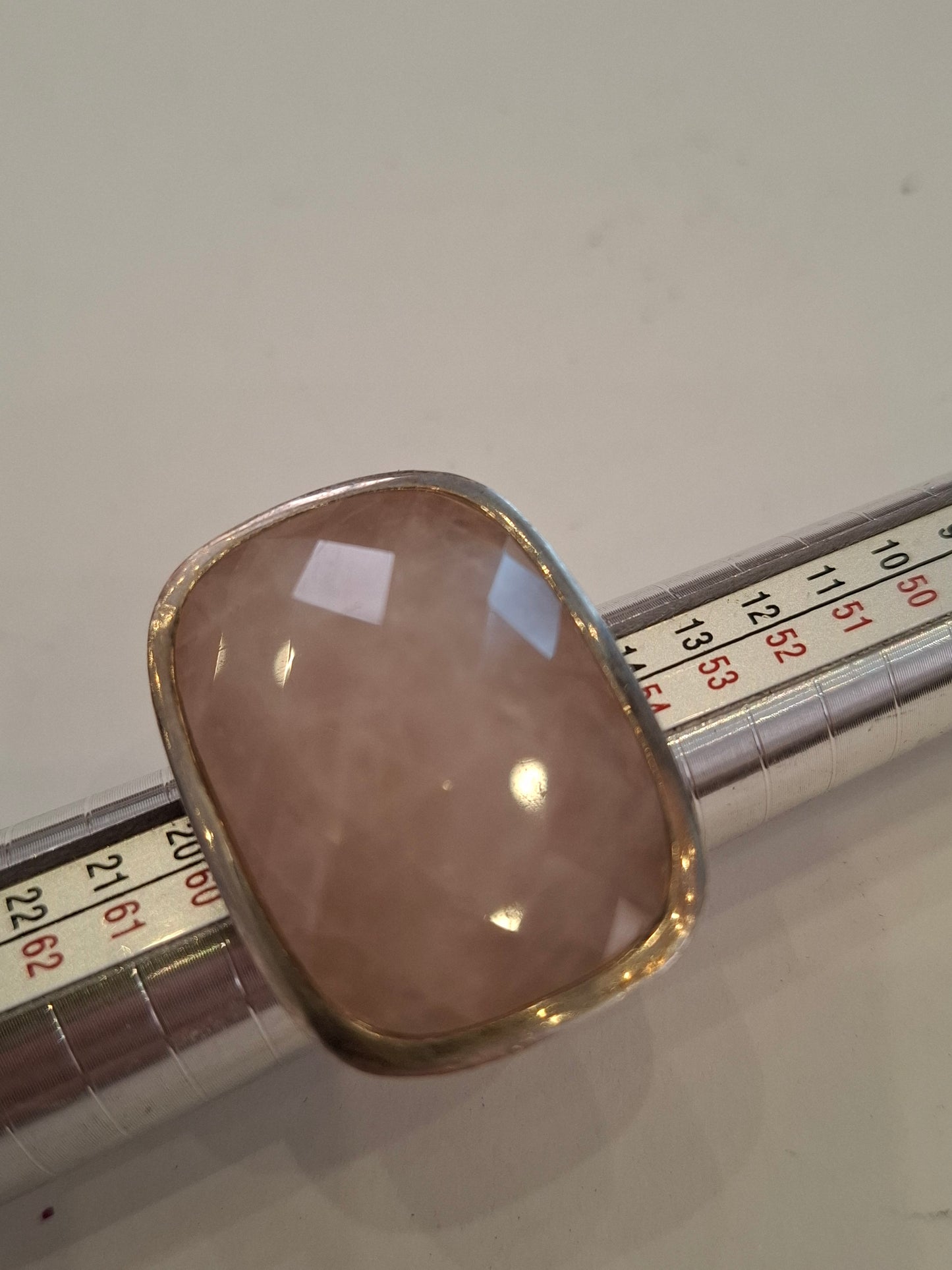 Anello arg e quarzo mis 18