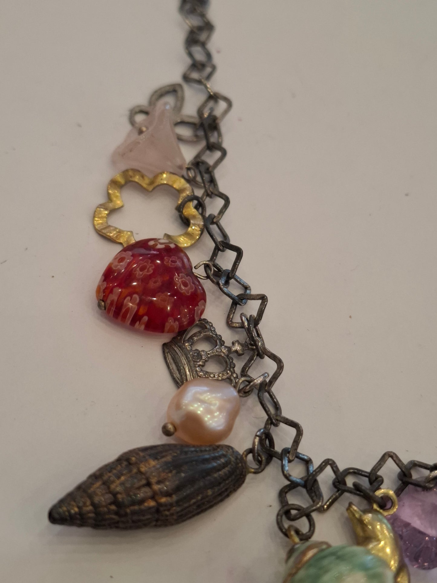 Collana arg con pendenti