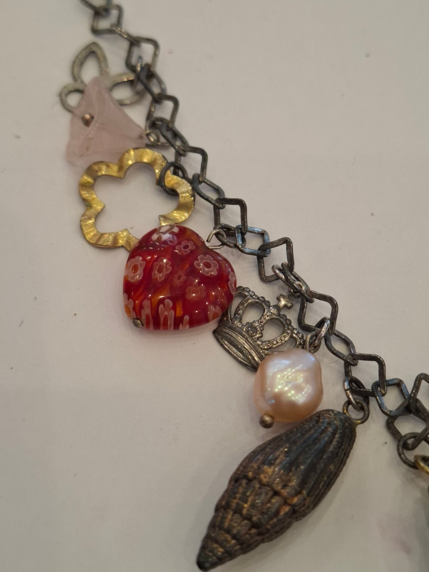 Collana arg con pendenti