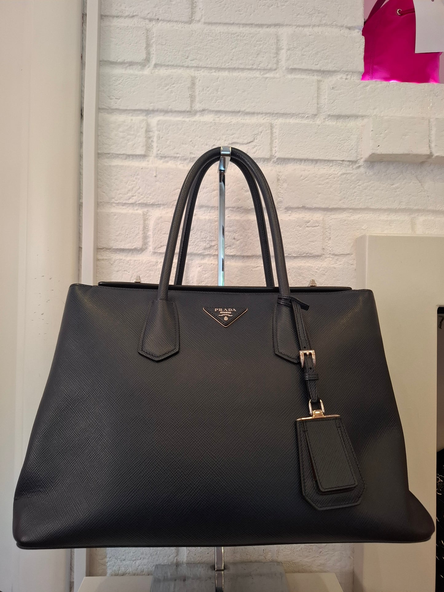 Borsa Prada blu notte