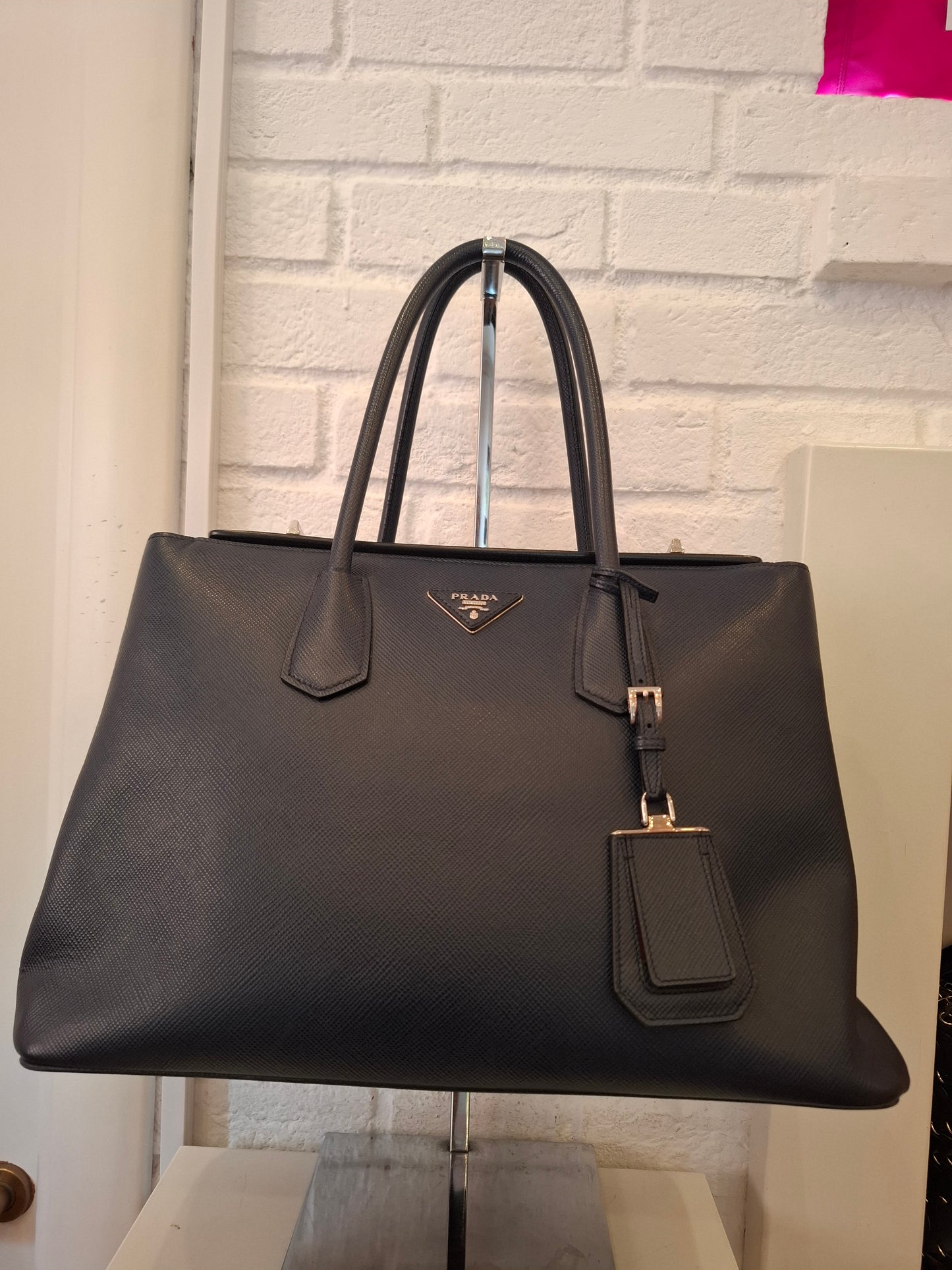 Borsa Prada blu notte
