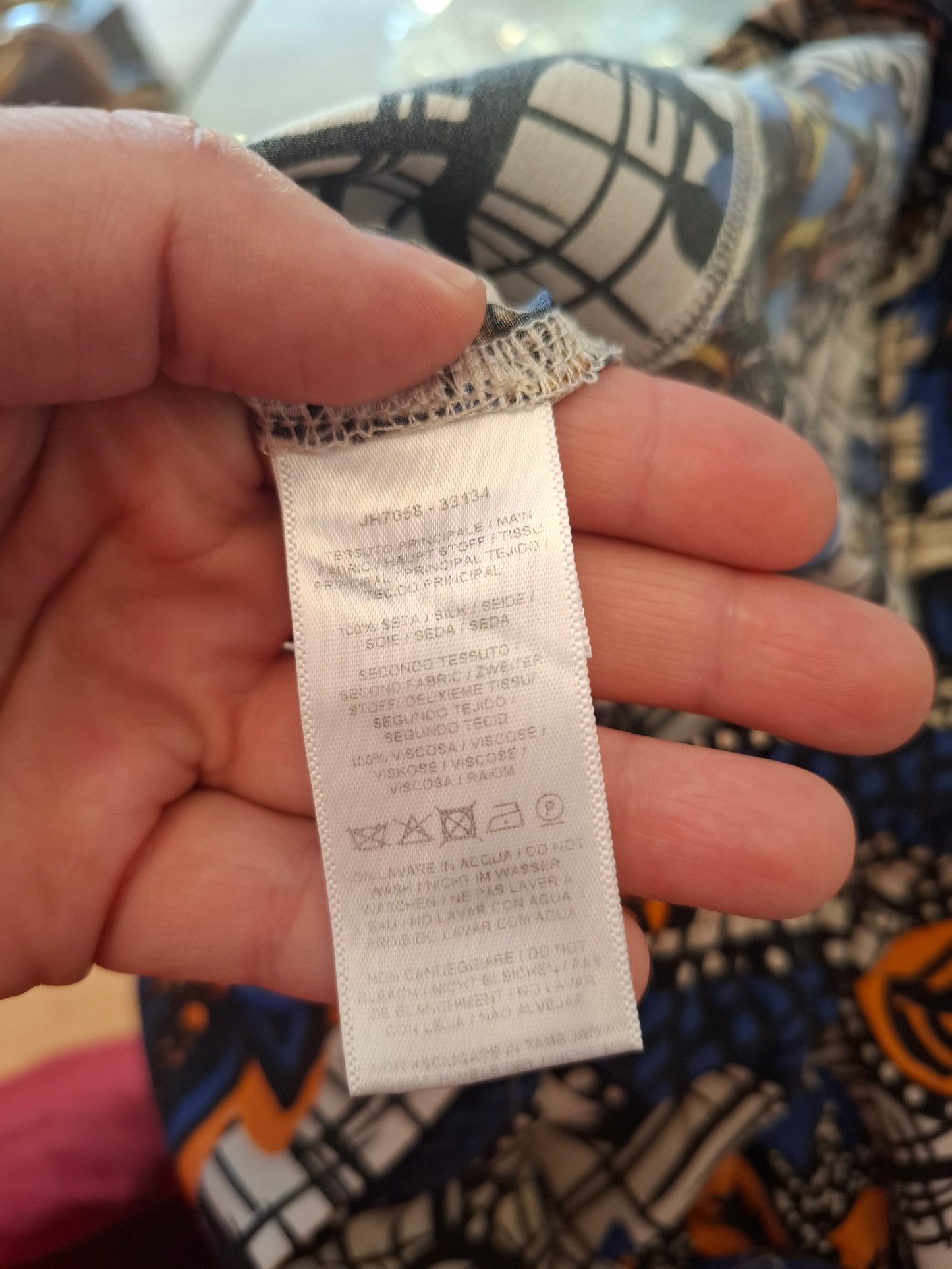 Pantaloni Maliparmi in seta tg38