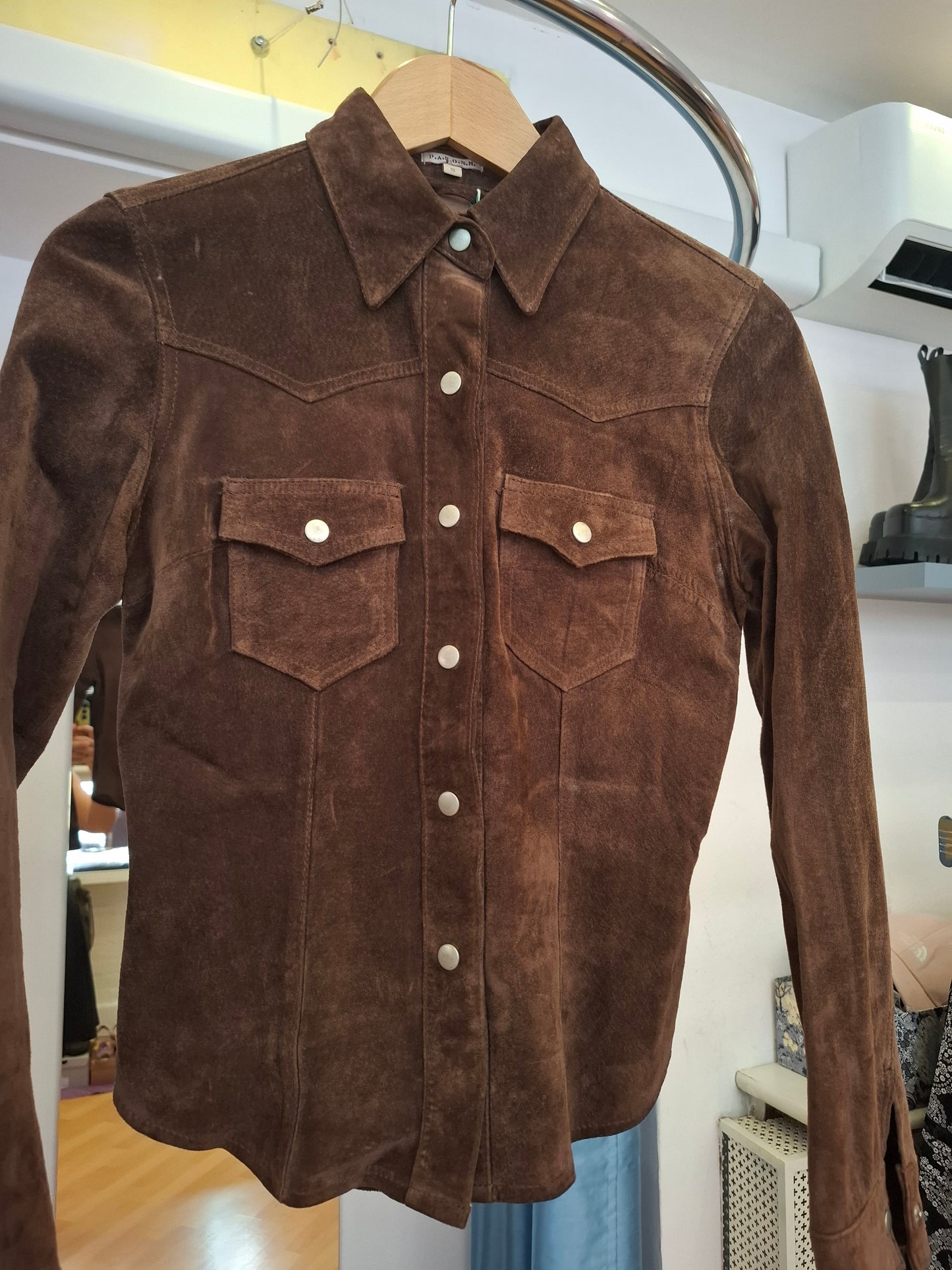 Camicia parosh pelle tg S