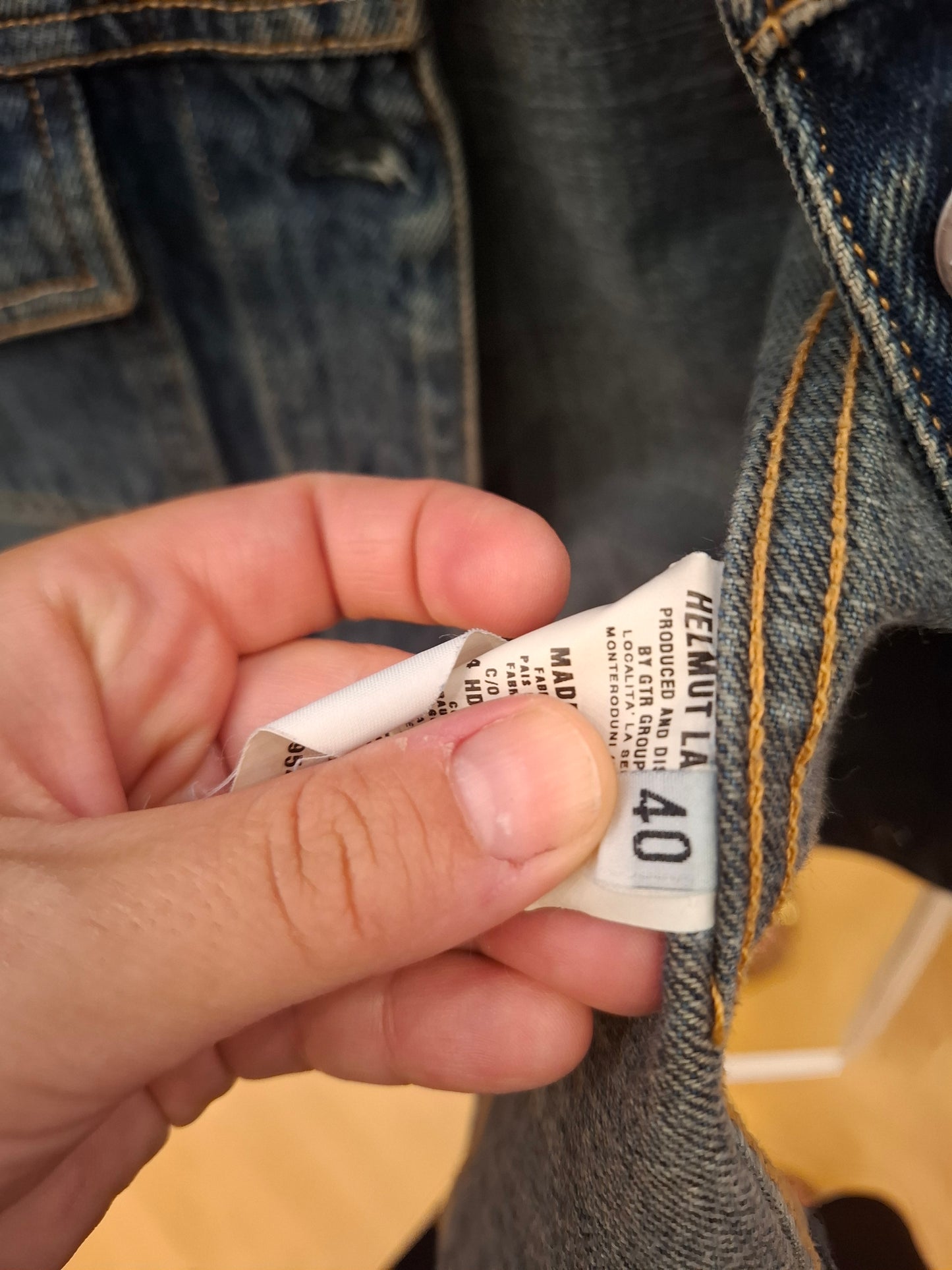 Giacchino denim Helmut Lang tg 40