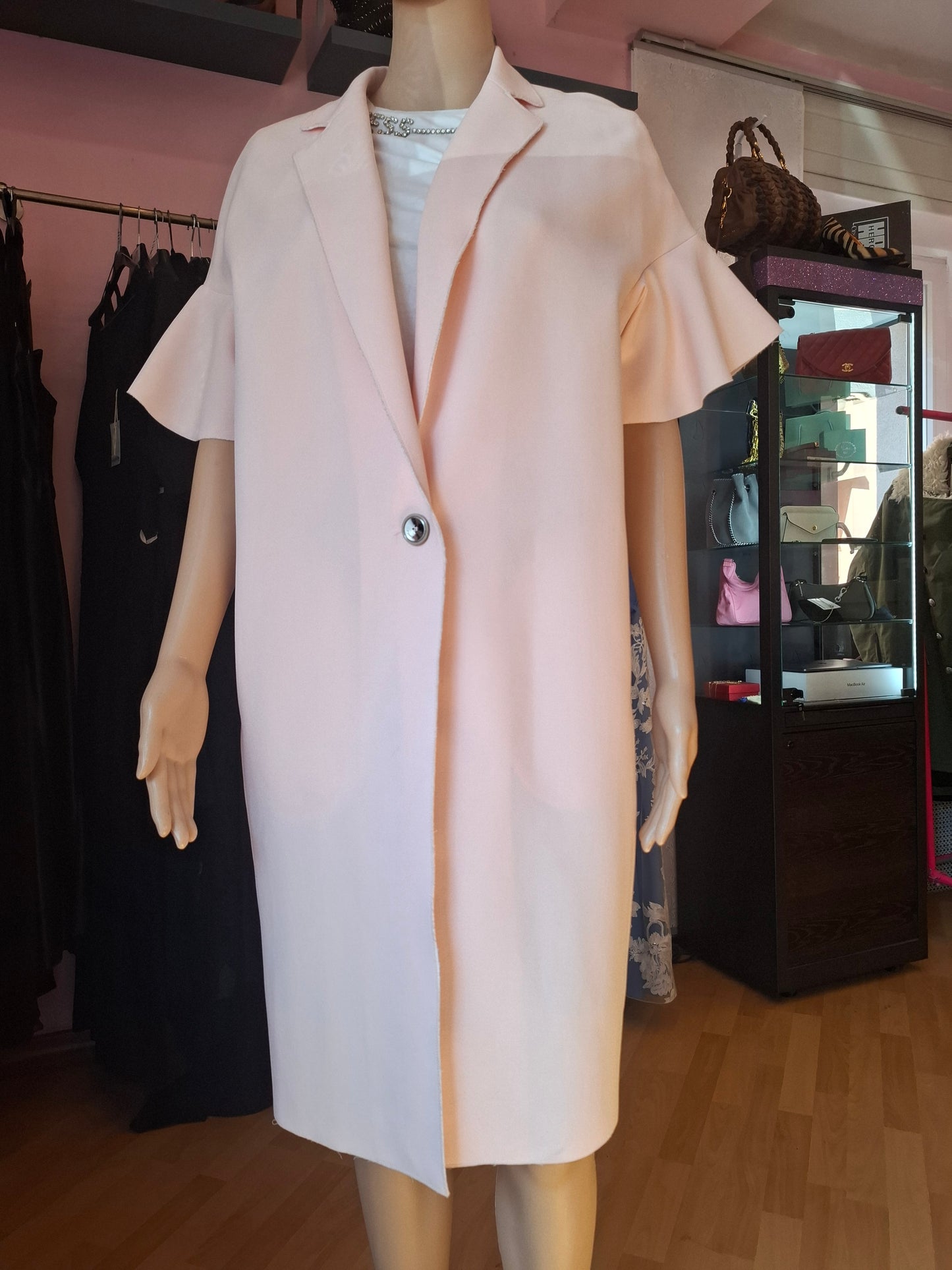 Trench Pinko rosa tg 42