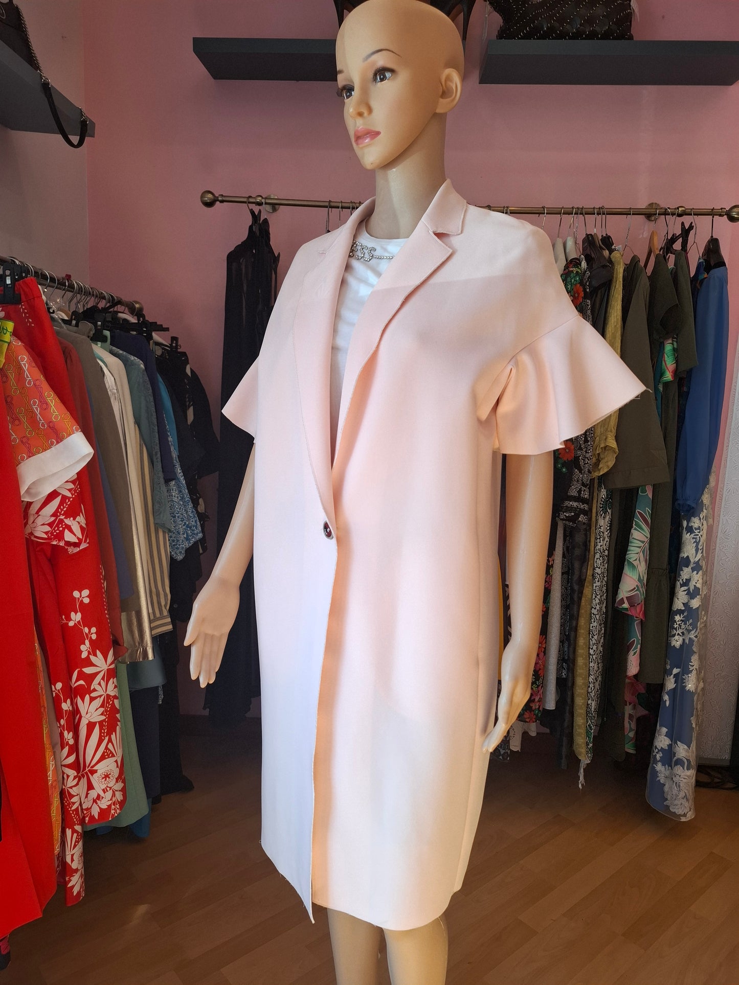 Trench Pinko rosa tg 42