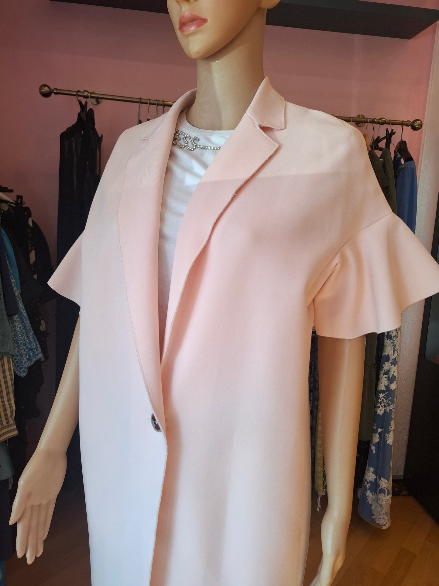 Trench Pinko rosa tg 42