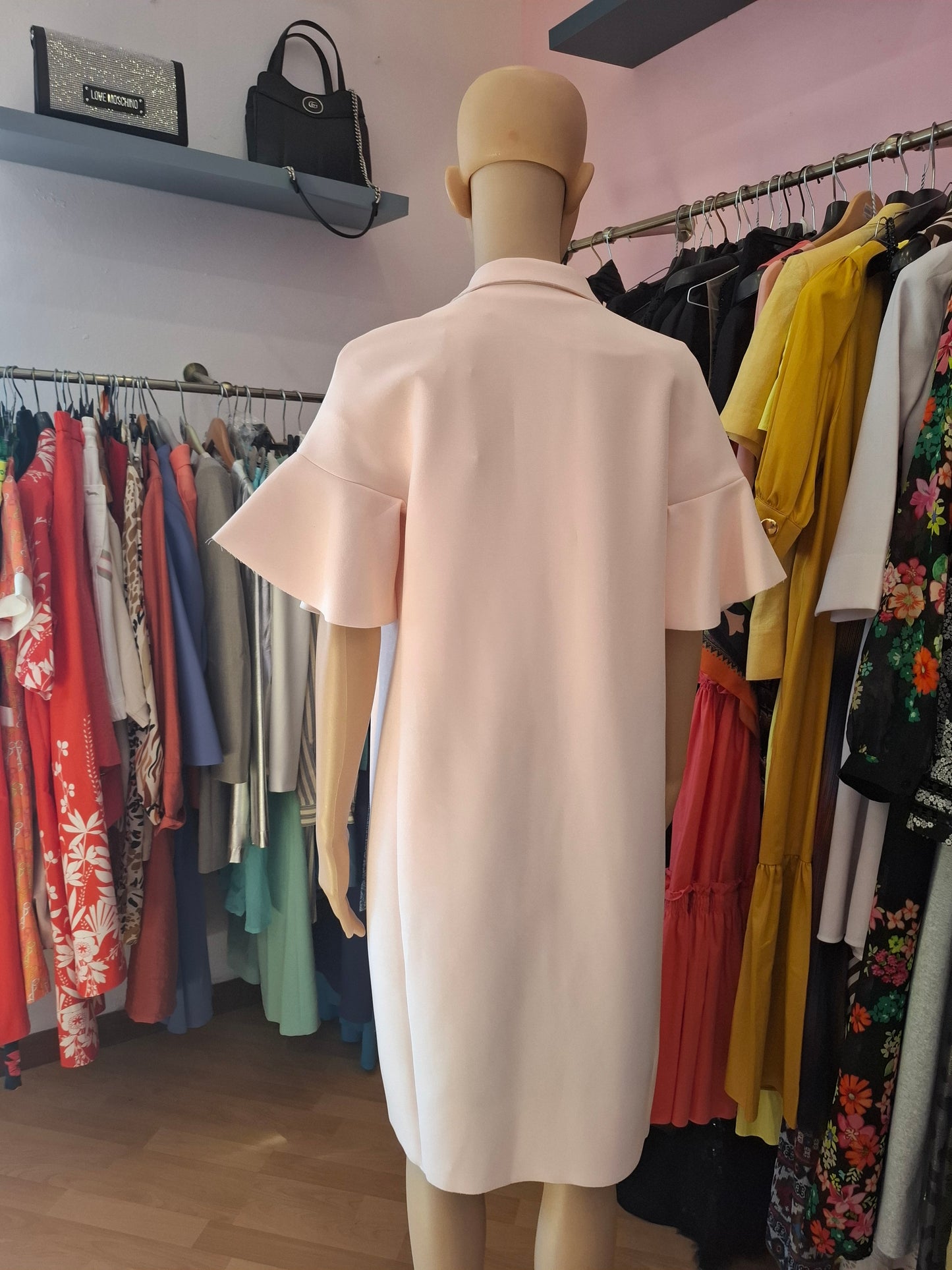 Trench Pinko rosa tg 42