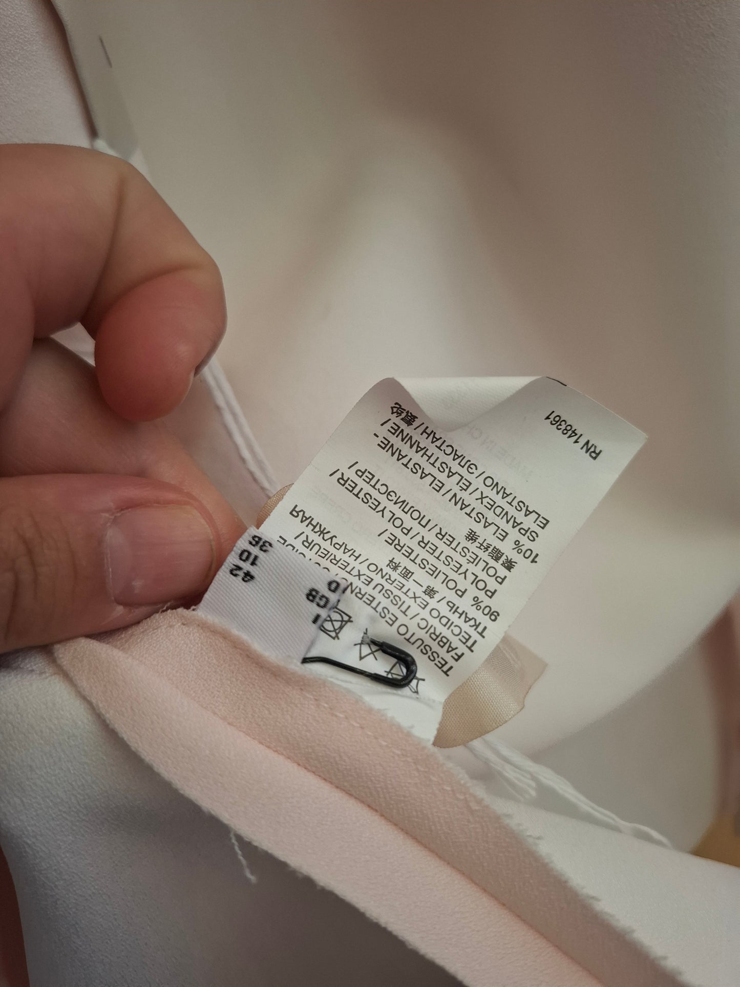 Trench Pinko rosa tg 42
