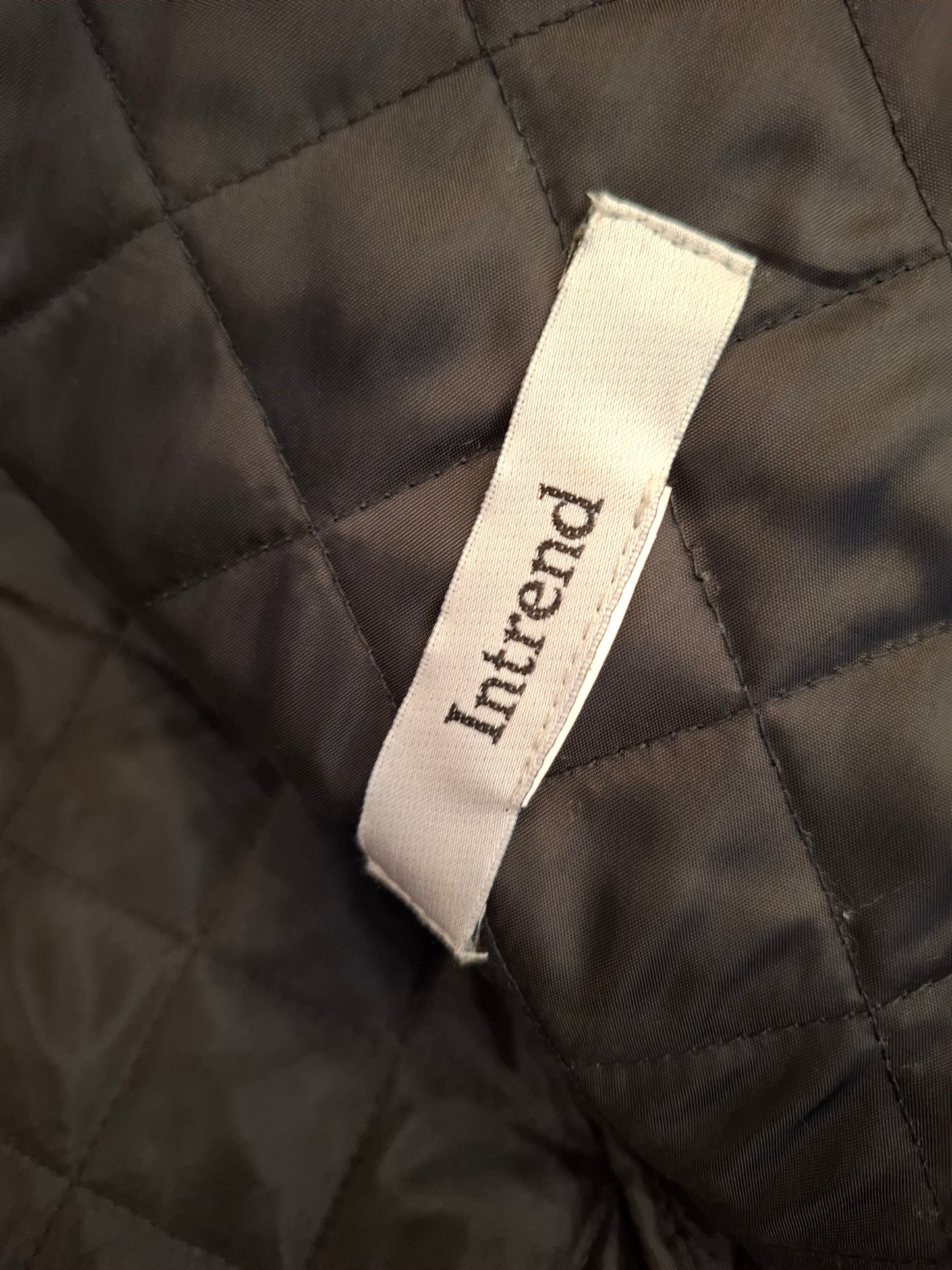 Giacca pelle Intrend nera tg S/M