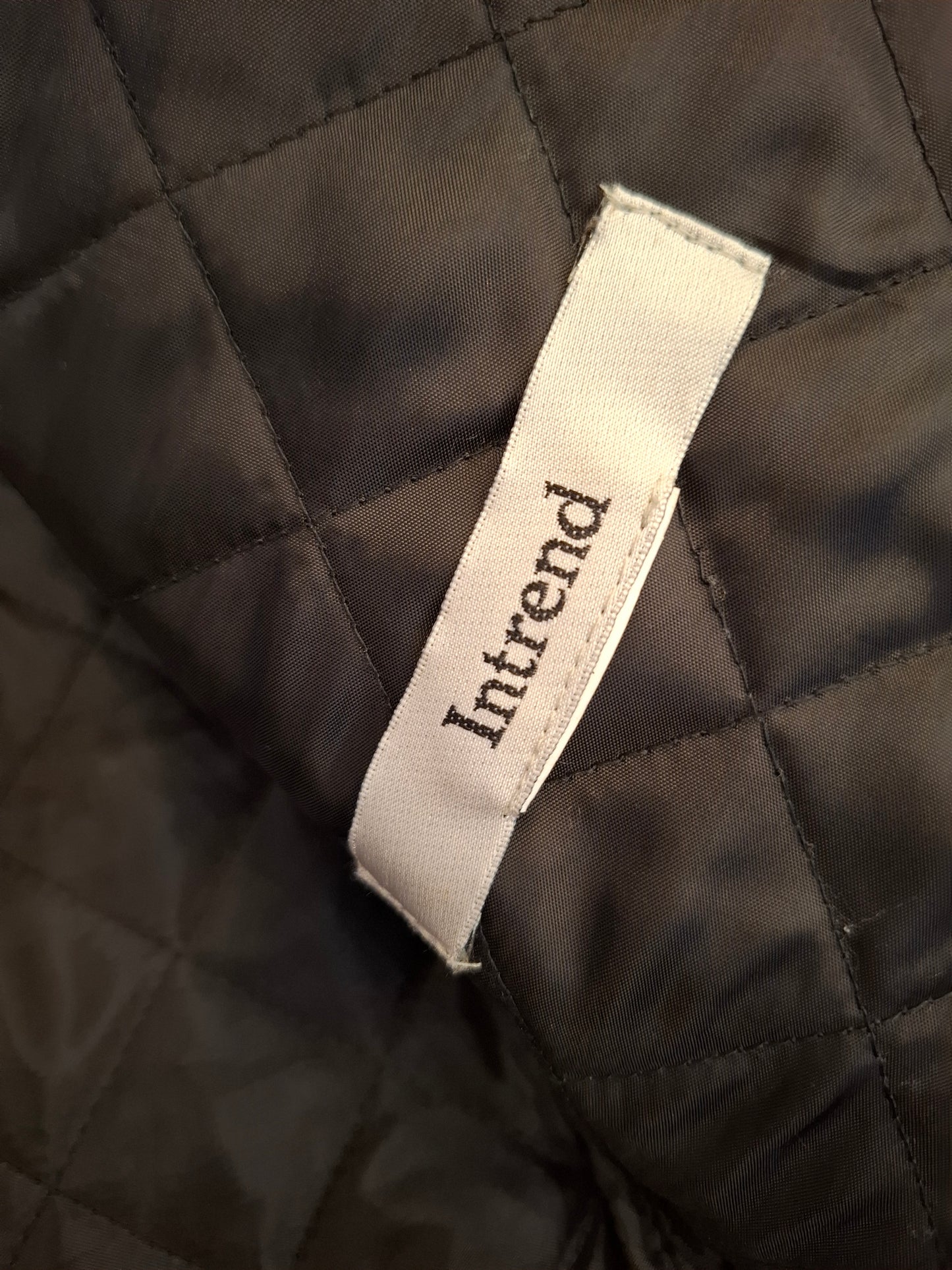 Giacca pelle Intrend nera tg S/M