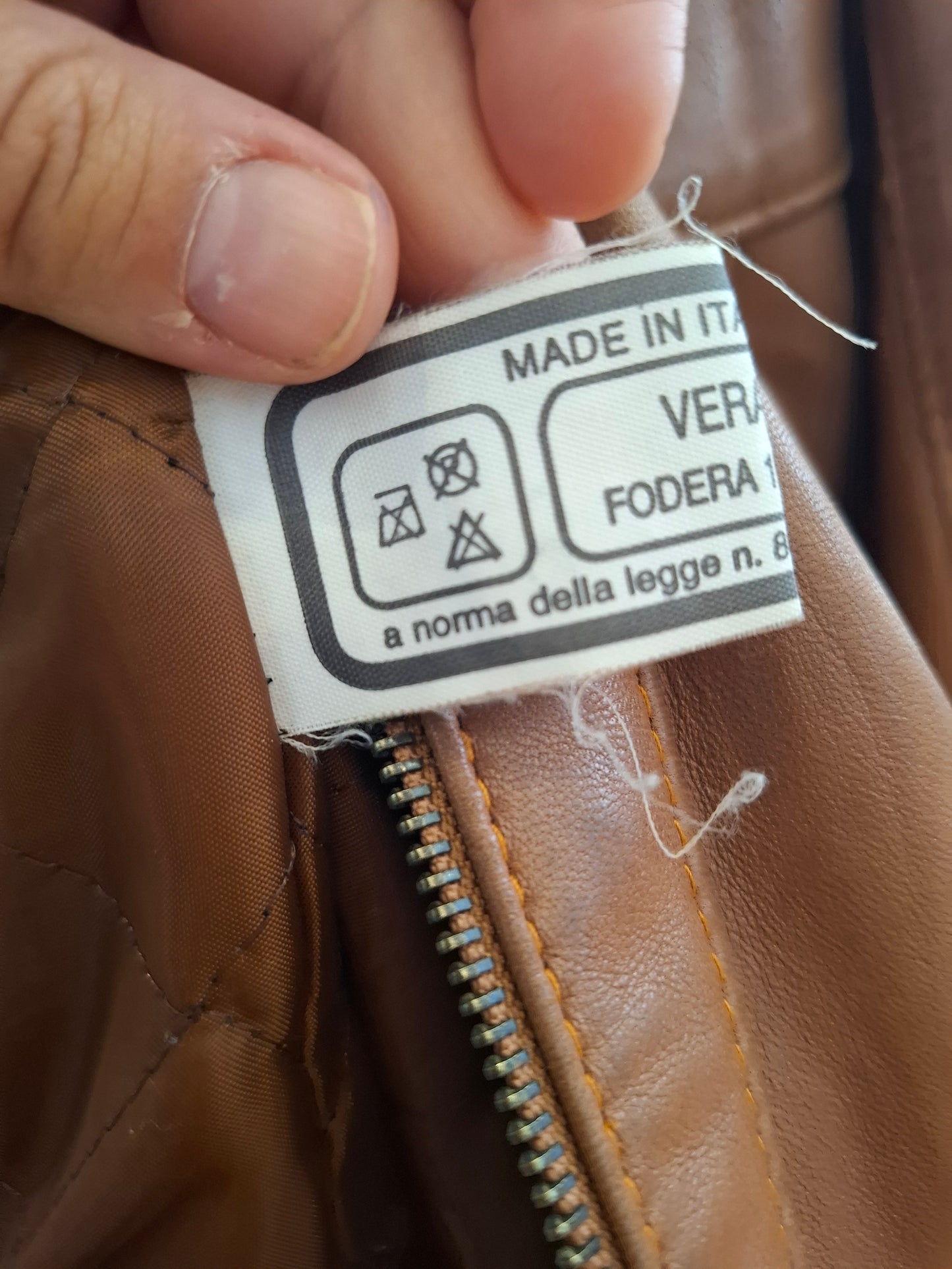 Giacca pelle Maurizio Troiano