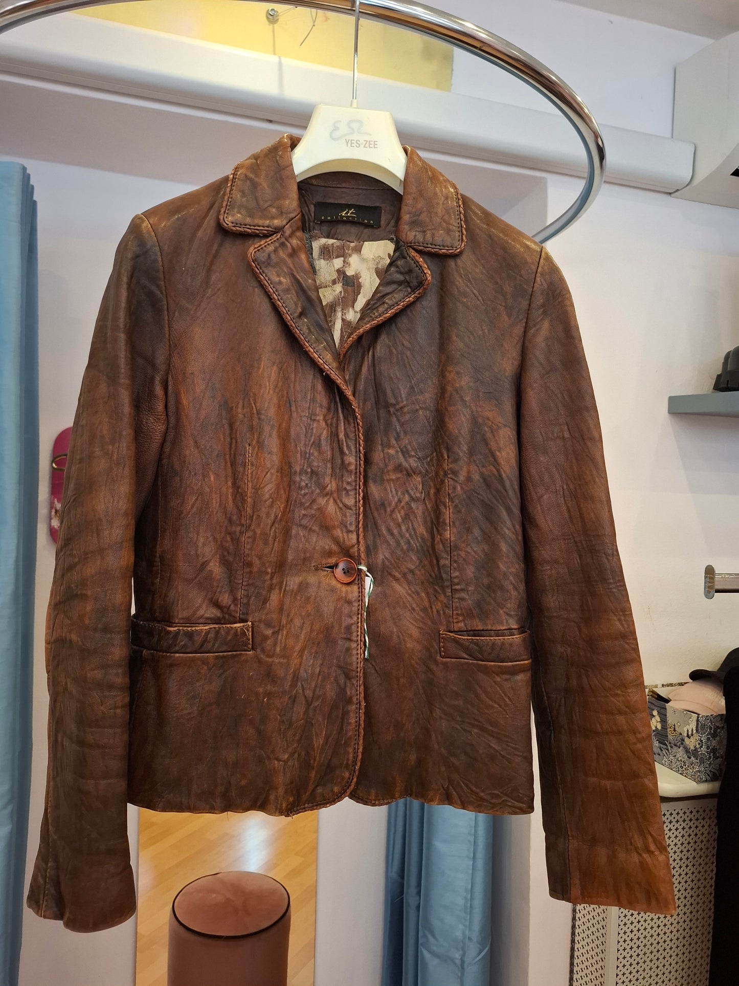 Giacca pelle It Collection tg 44