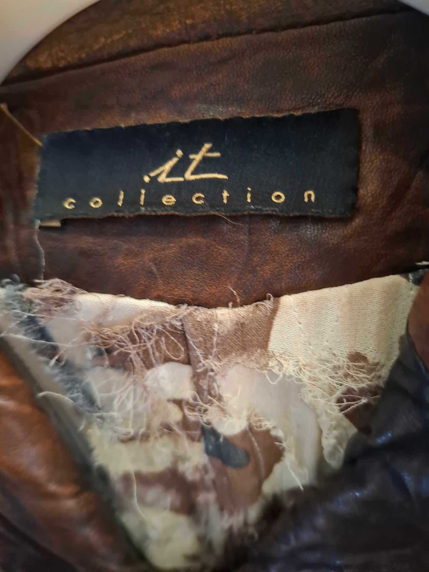 Giacca pelle It Collection tg 44