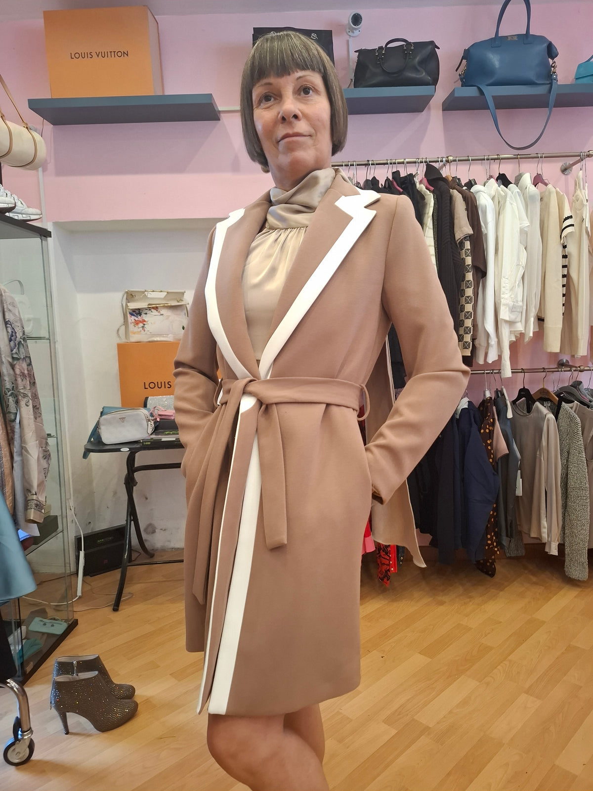 Cappottino beige Toy g tg 40