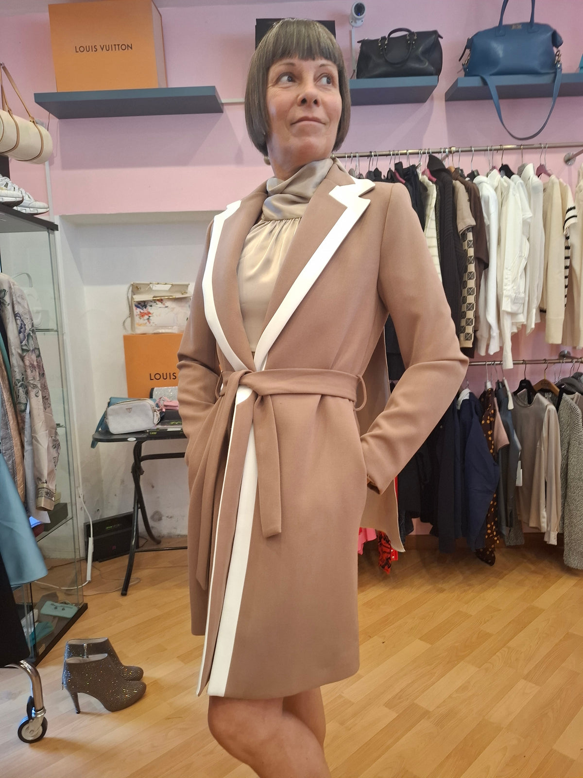 Cappottino beige Toy g tg 40