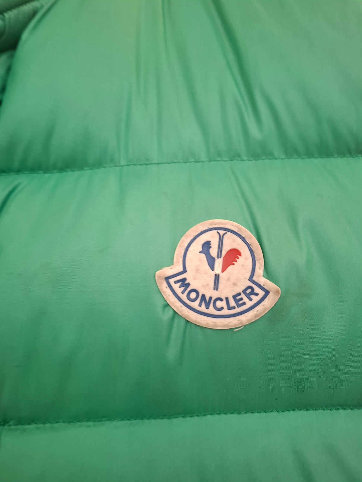 Gilet verde Moncler tg 4 vintage