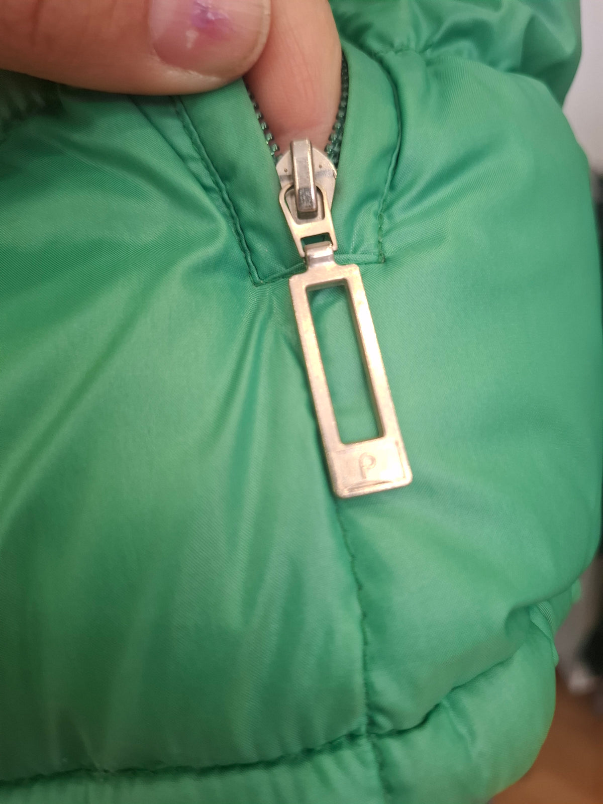 Gilet verde Moncler tg 4 vintage